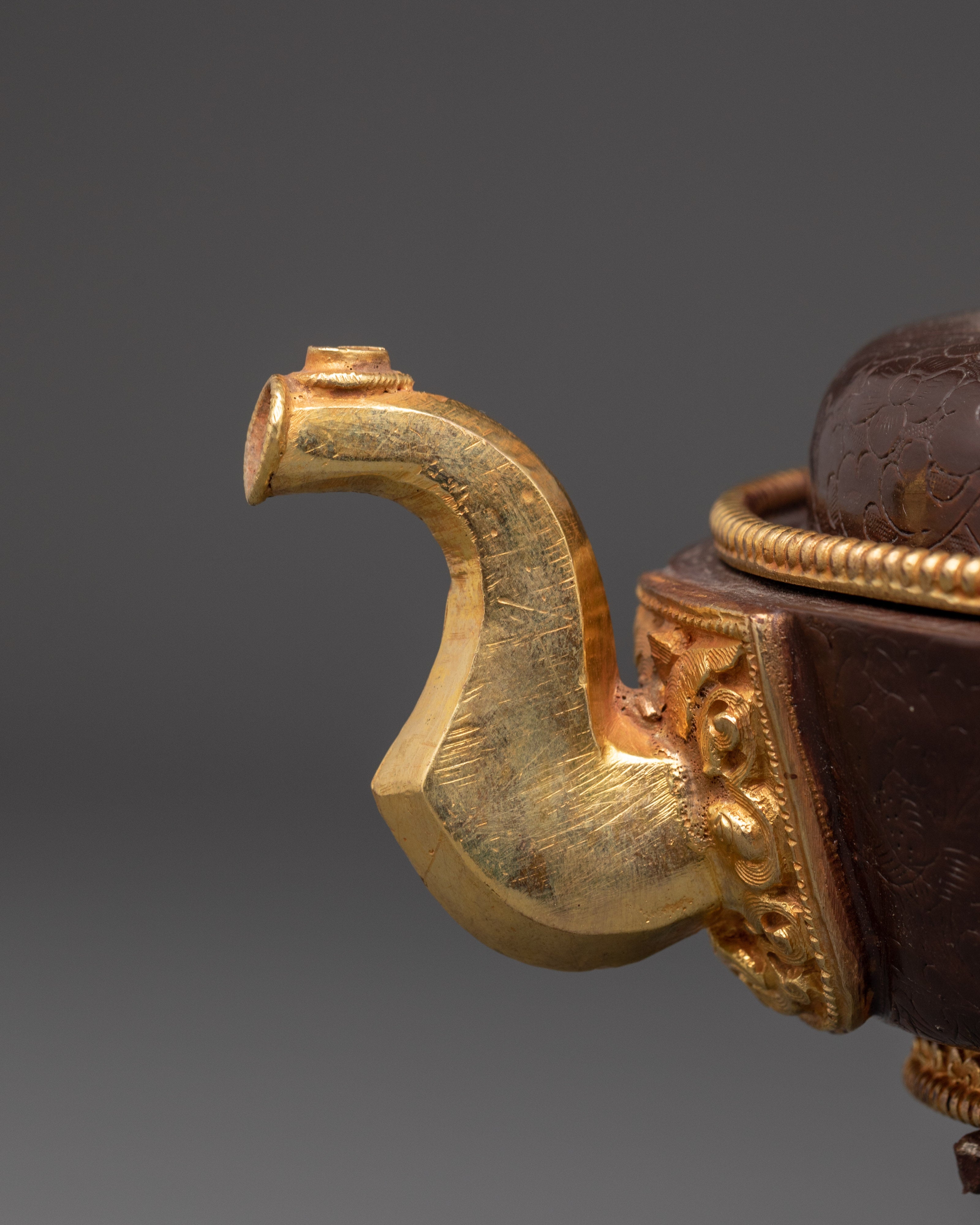 Tibetan Water Offering set | with 24K Gold Gilding