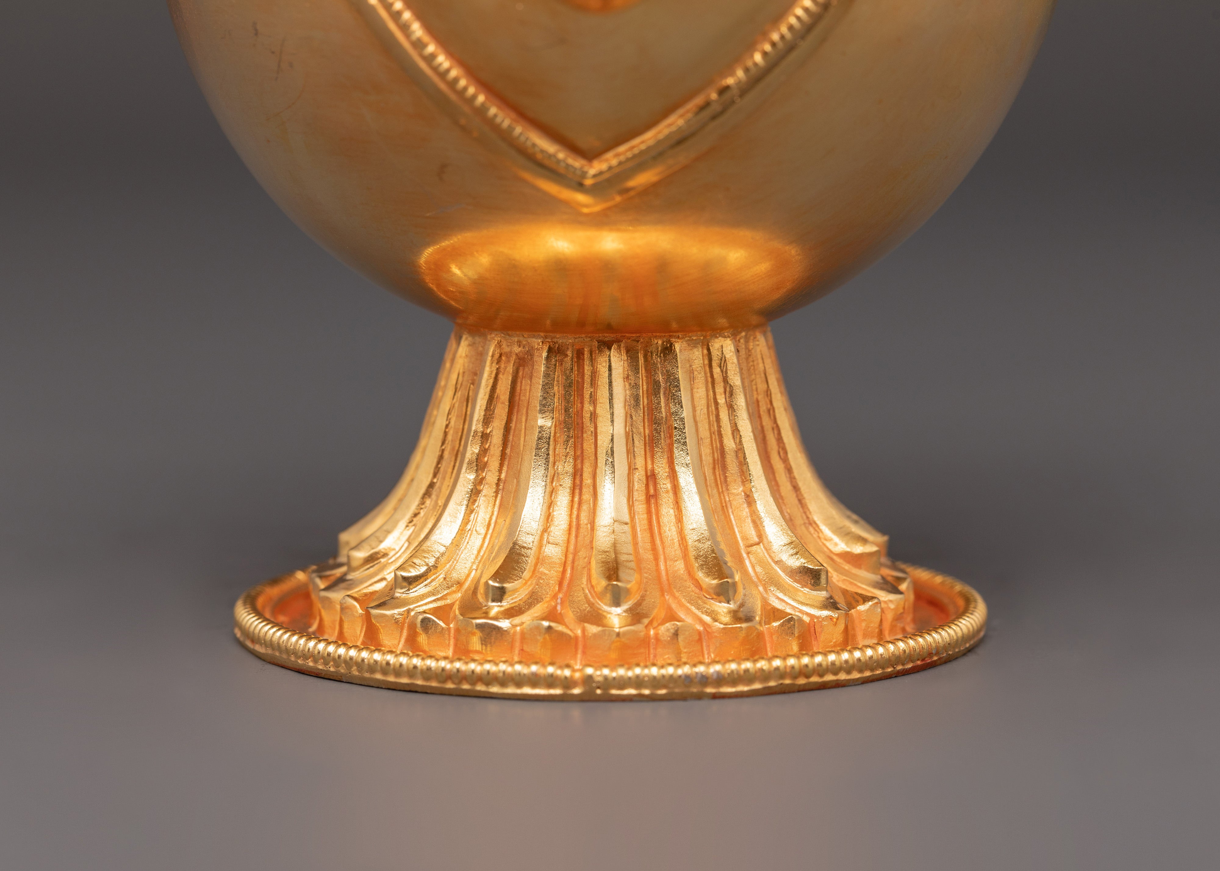 Gold Plated Bhumba | Bhumba with Turquoise Inlay