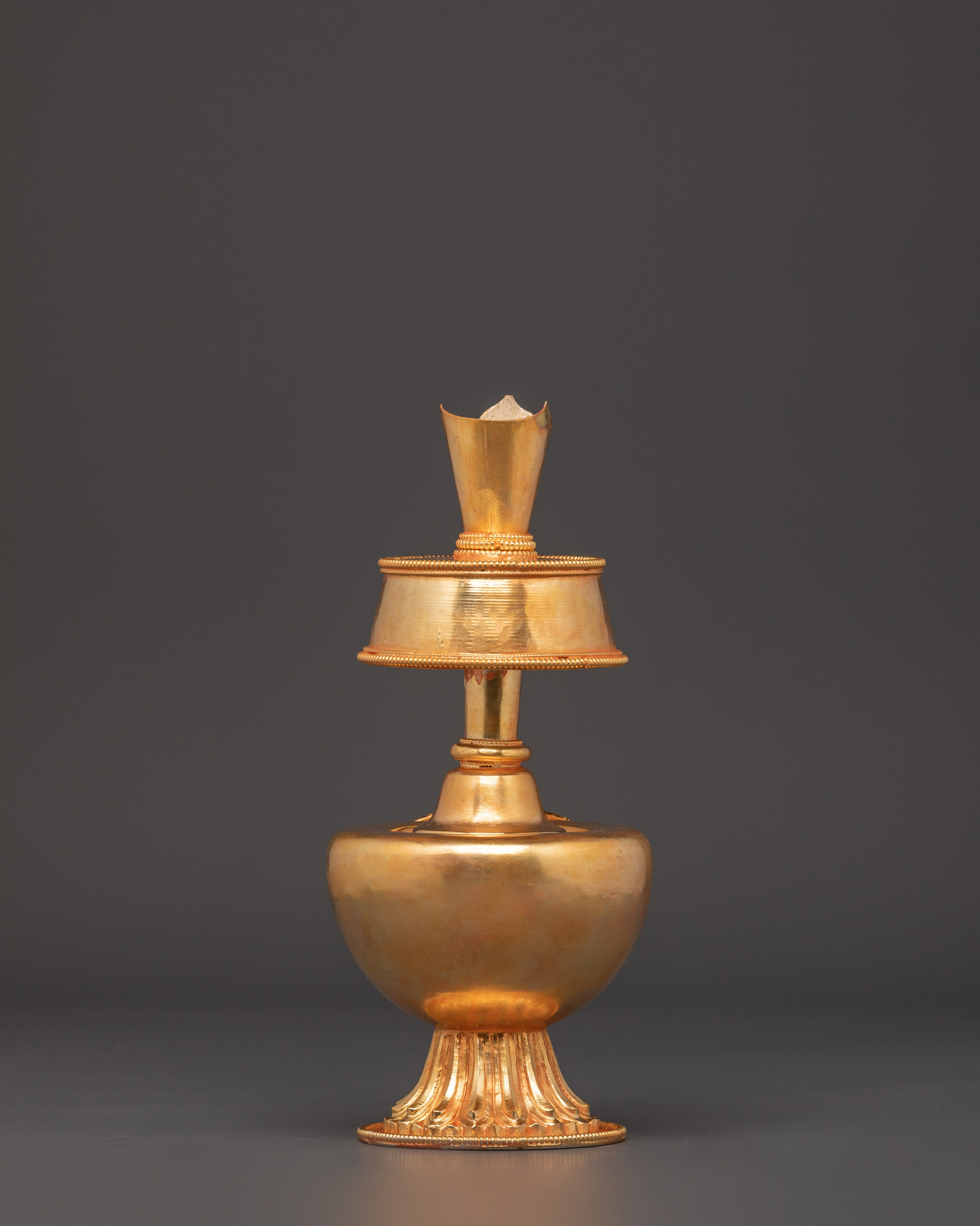 Gold Plated Bhumba | Bhumba with Turquoise Inlay