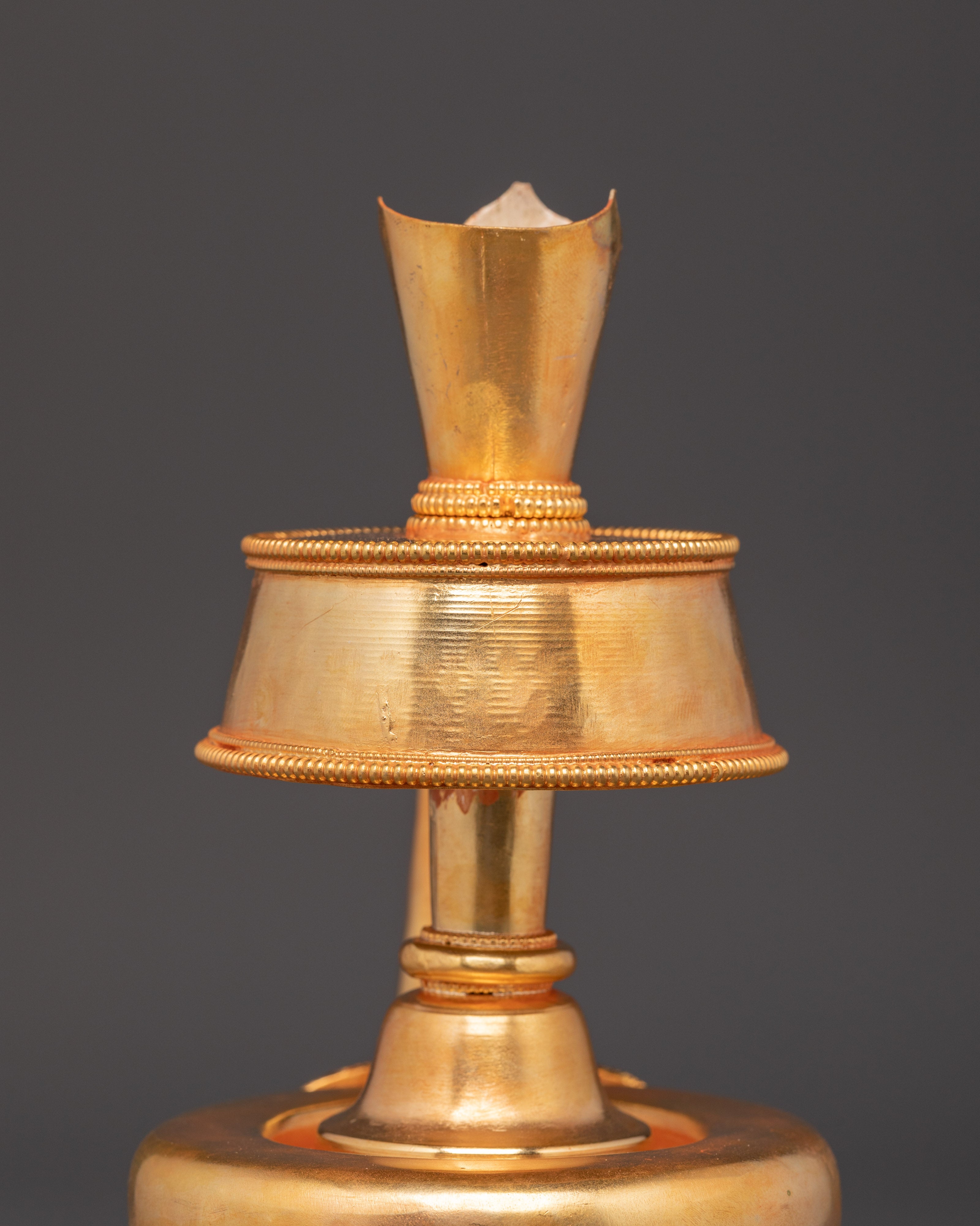 Gold Plated Bhumba | Bhumba with Turquoise Inlay
