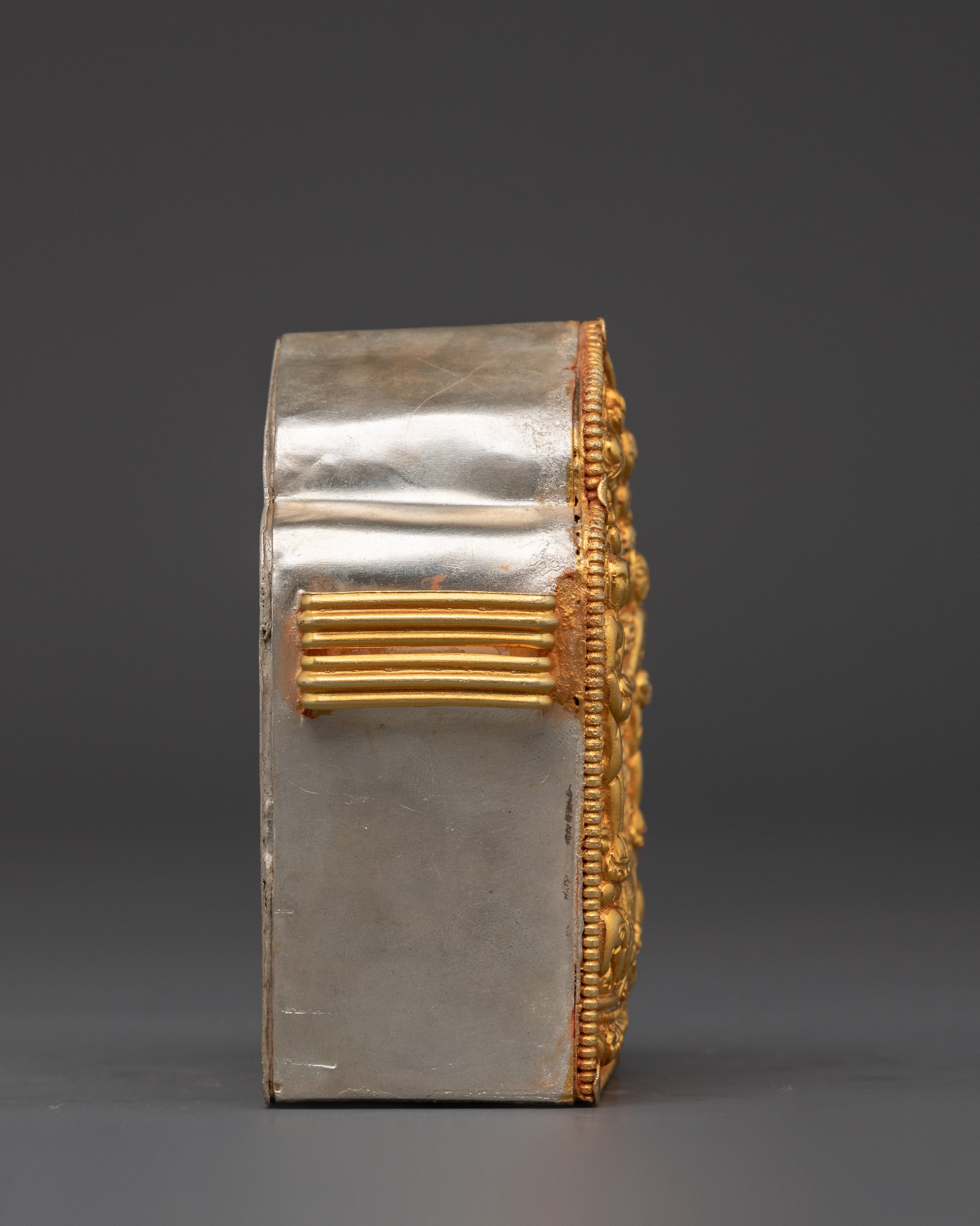 Tibetan Ghau Box with Guardian Deity Statue | Buddhist Portable Shrine