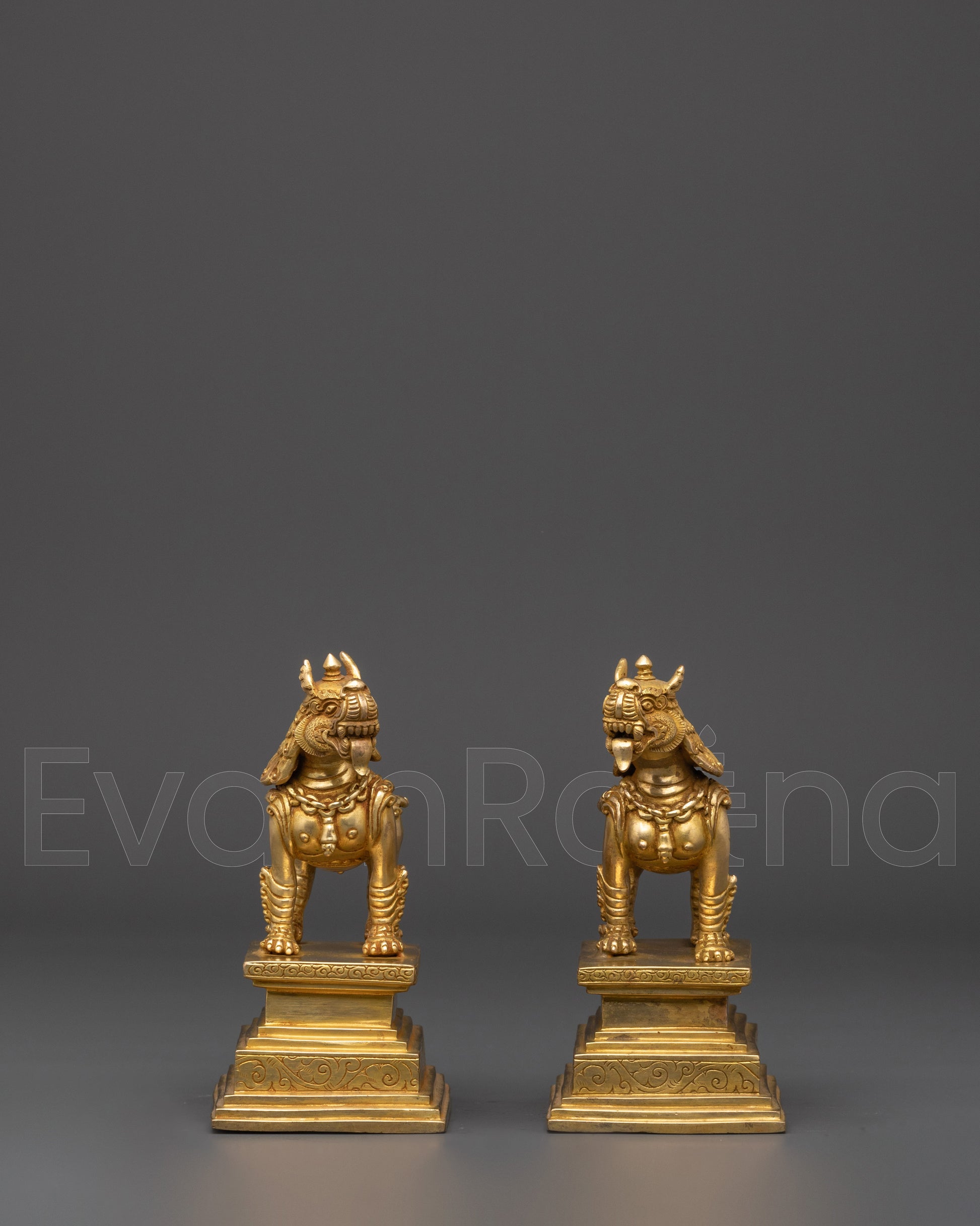  Lion Statue Set 