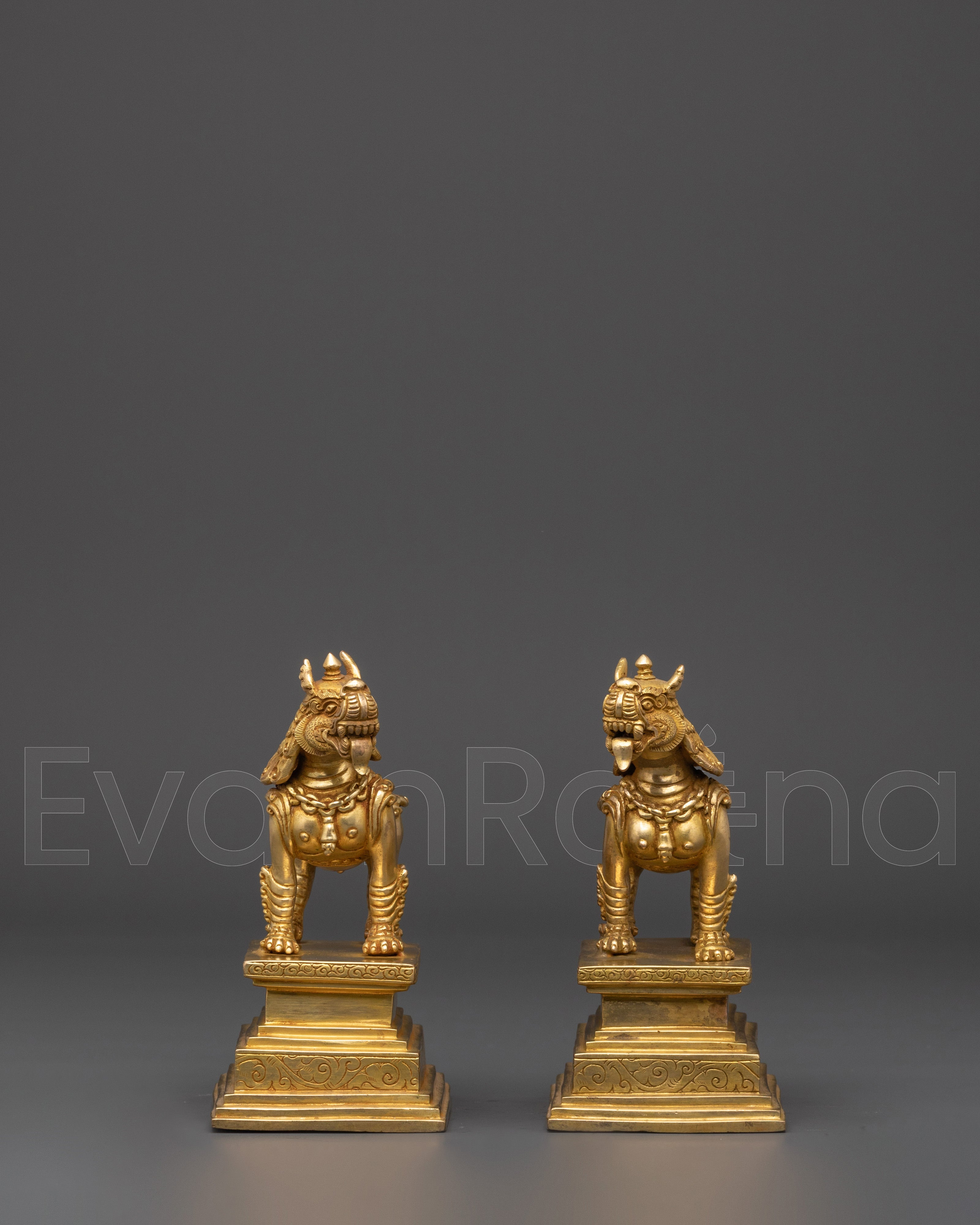  Lion Statue Set 