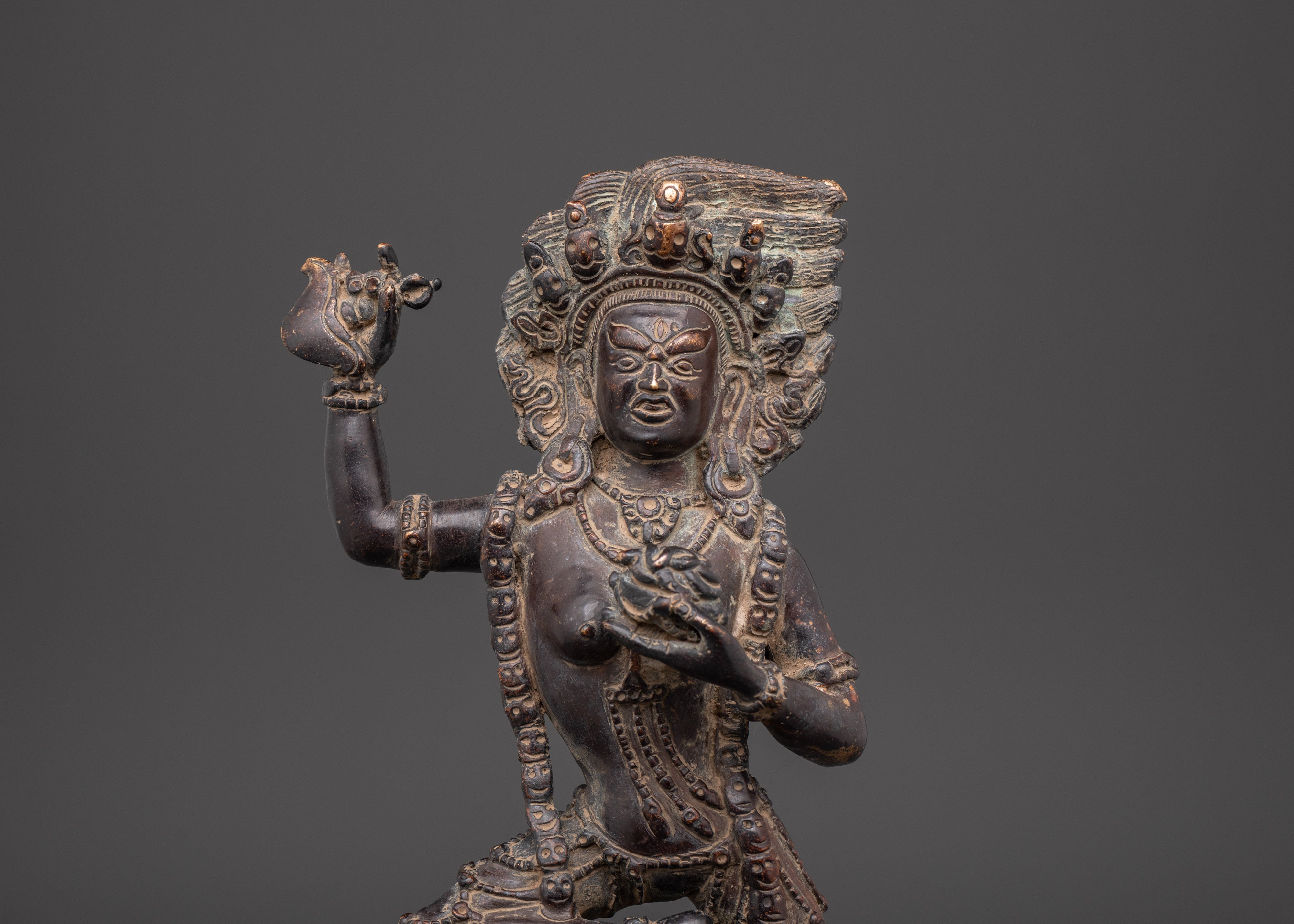 Copper Dorje Phagmo | Tibetan Dakini Deity Statue