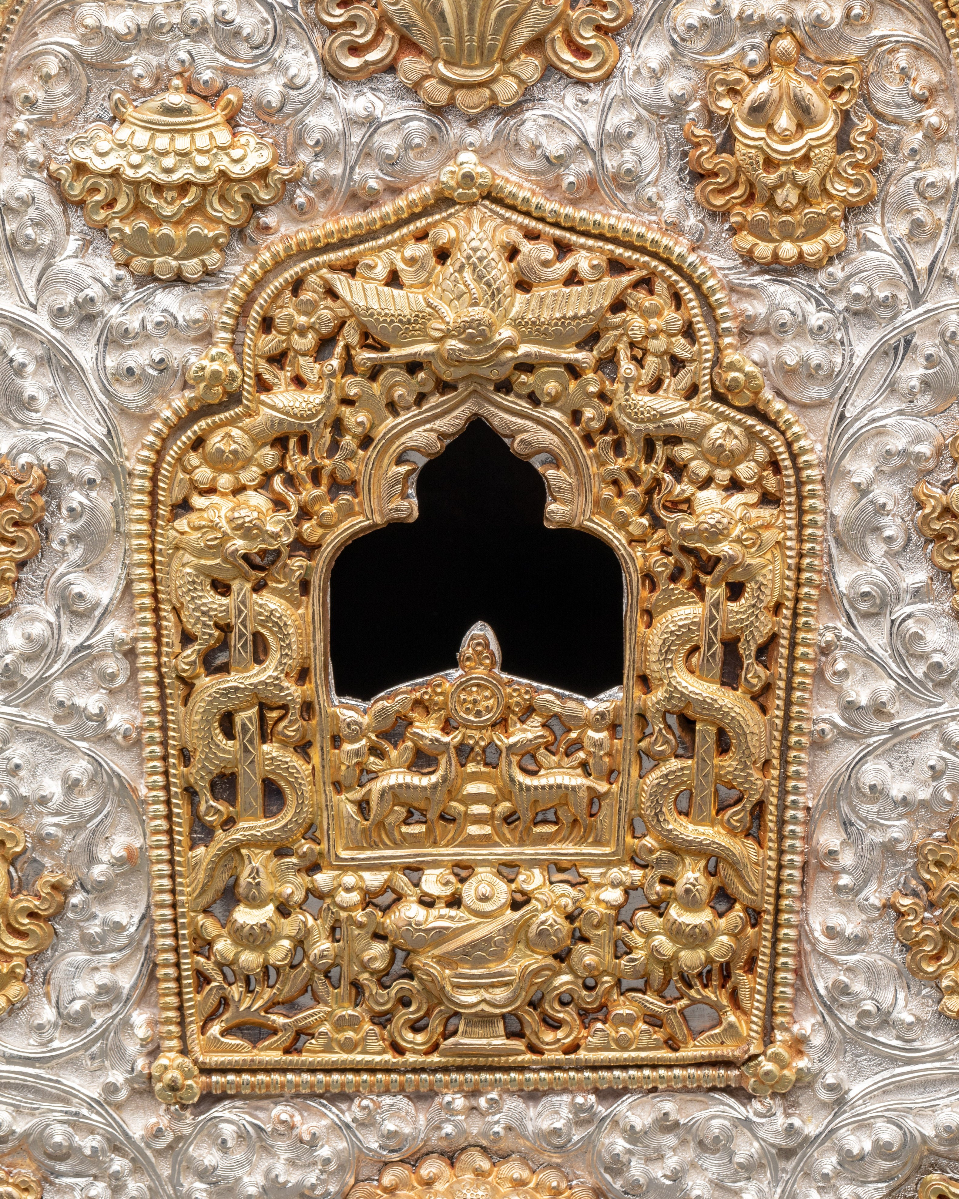 Handmade Dharma Ghau Box | Sacred Tibetan Buddhist Amulet