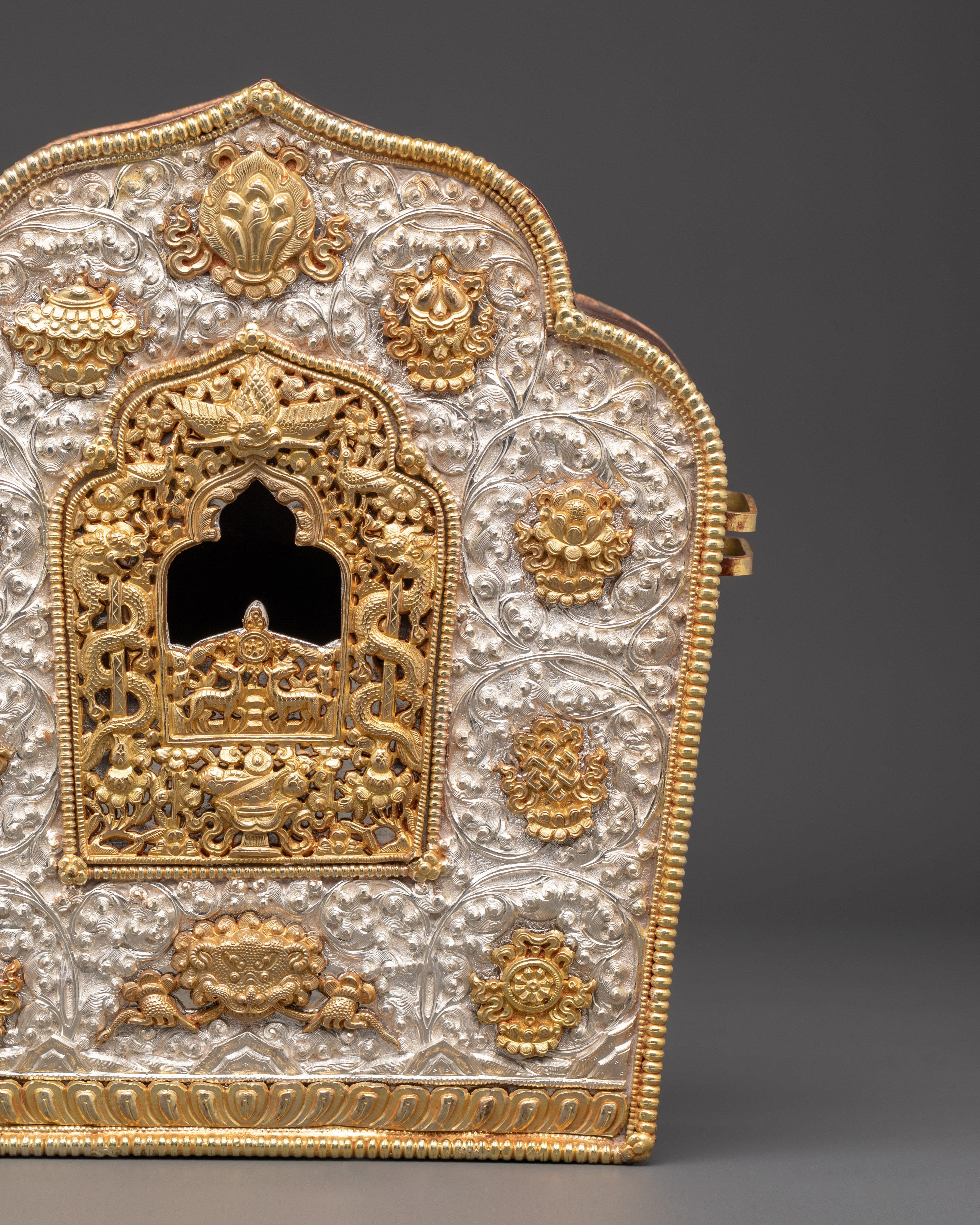 Handmade Dharma Ghau Box | Sacred Tibetan Buddhist Amulet