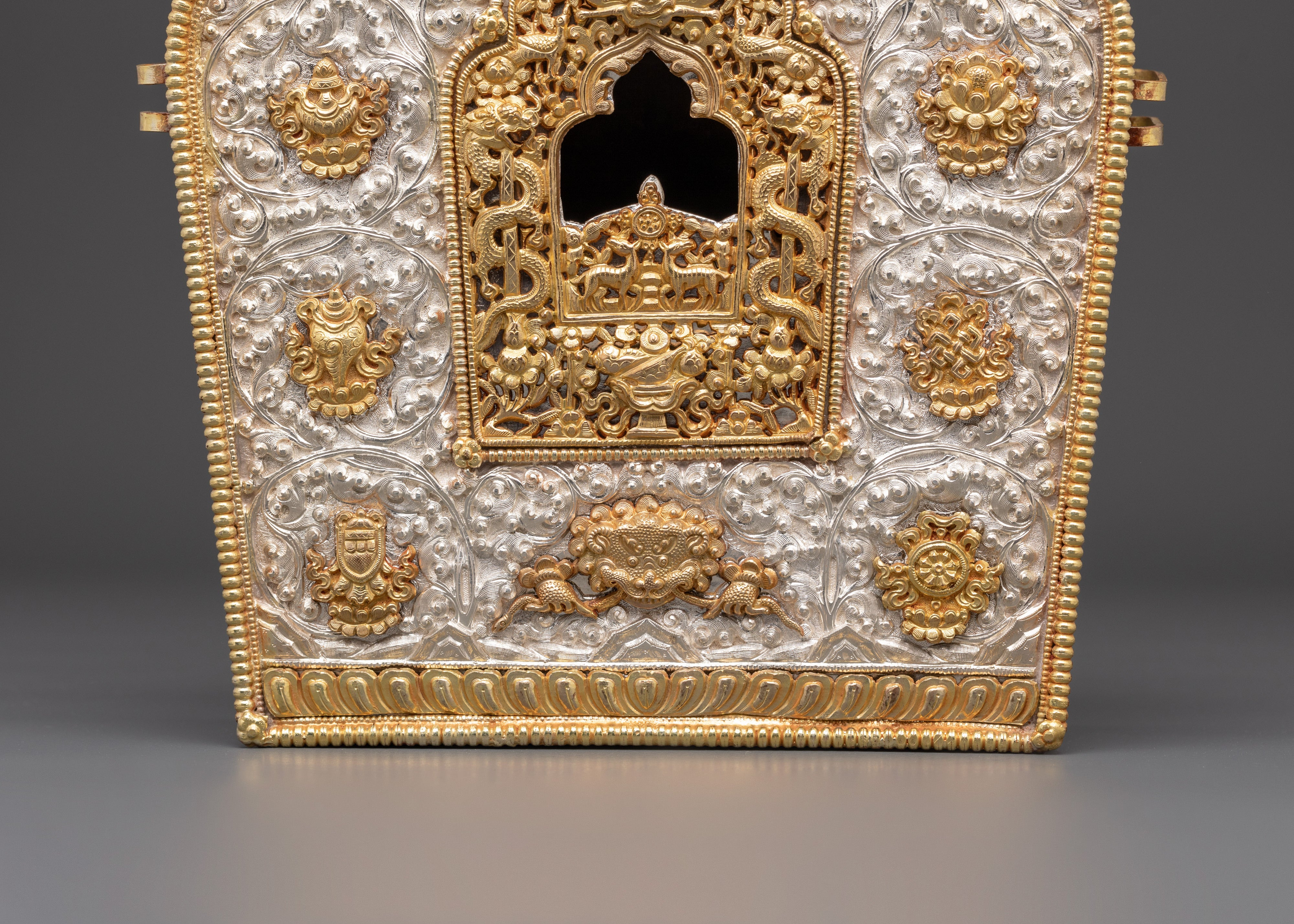 Handmade Dharma Ghau Box | Sacred Tibetan Buddhist Amulet