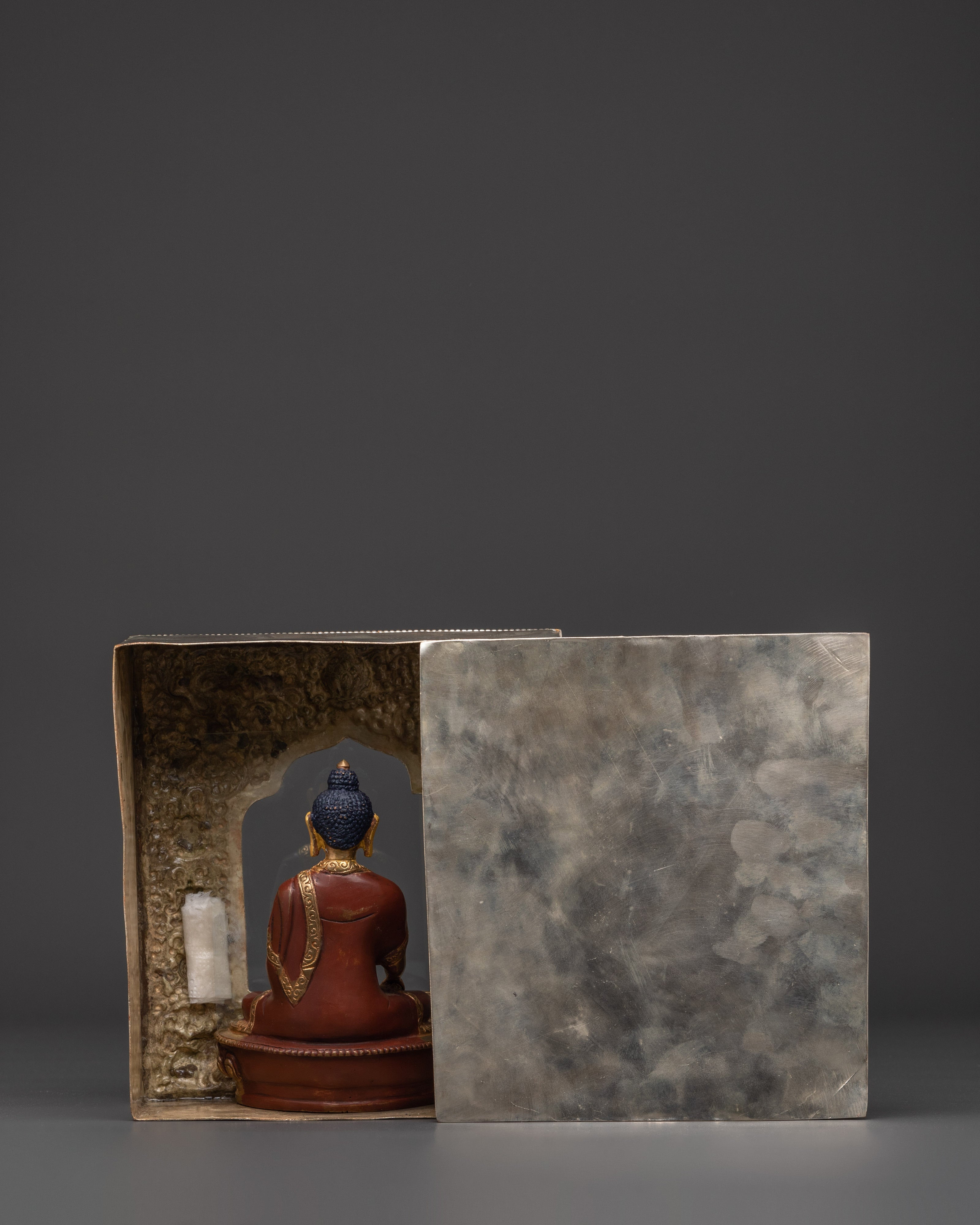 Himalayan Ghau Box with Buddha | Himalayan Home Decor