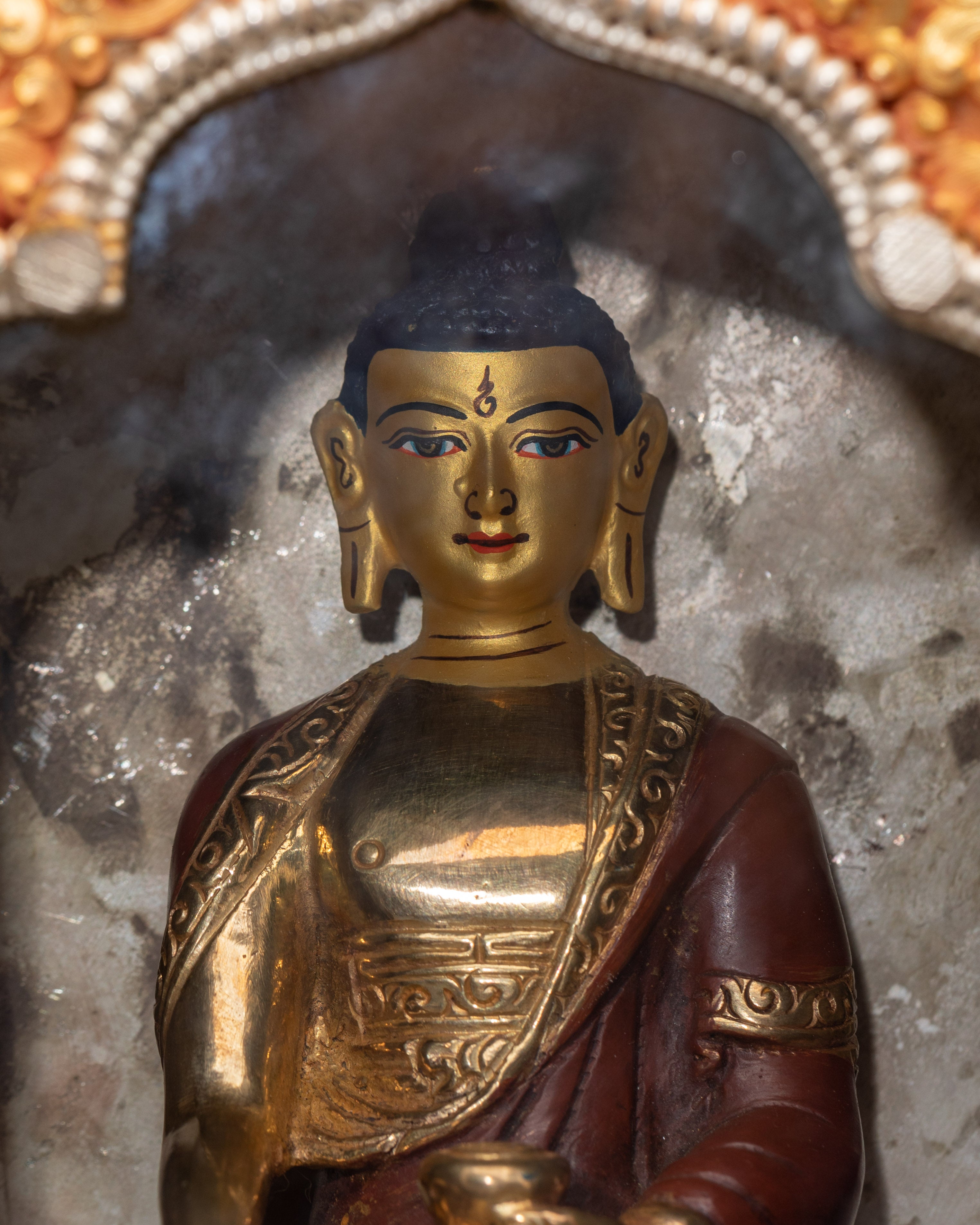 Himalayan Ghau Box with Buddha | Himalayan Home Decor