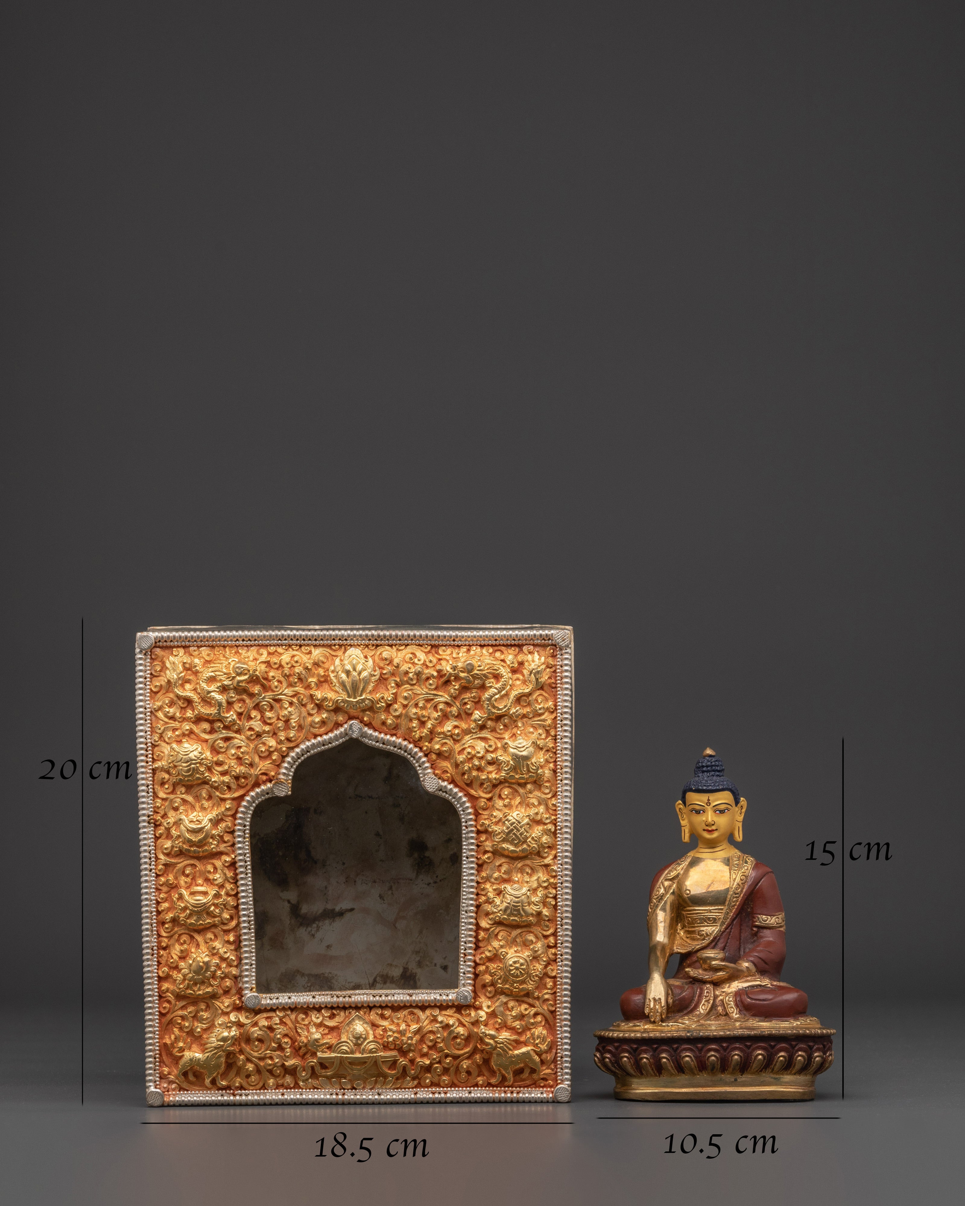 Himalayan Ghau Box with Buddha | Himalayan Home Decor