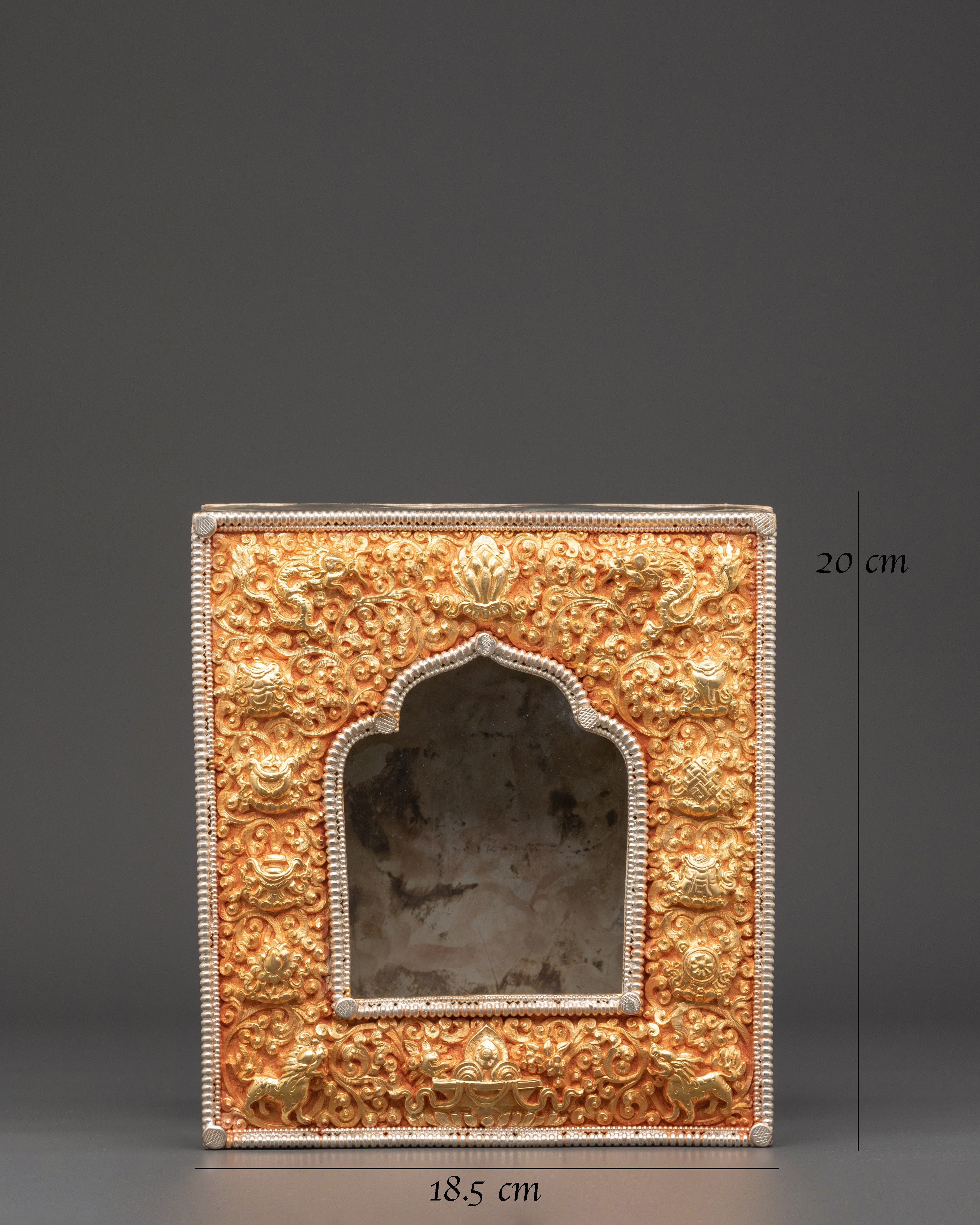 Tibetan Meditation Ghau Prayer Box | Buddhist Altar Shrine