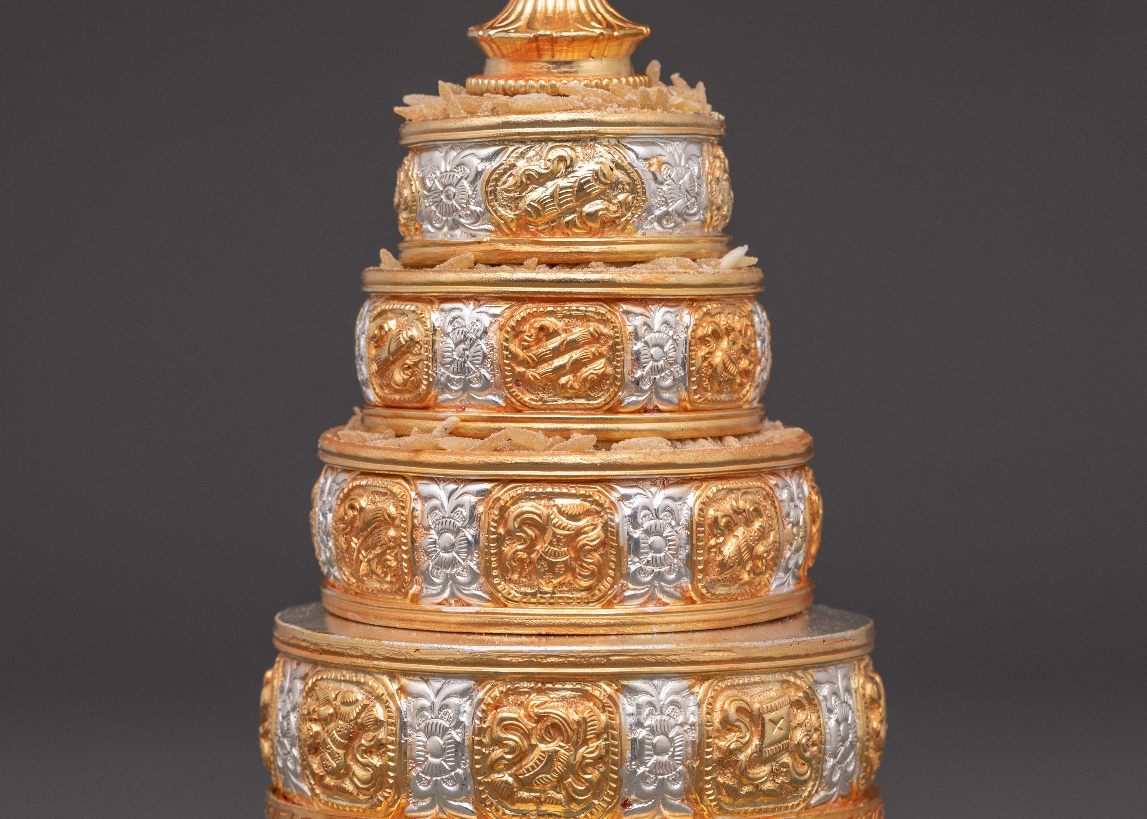 Handcrafted Tibetan Mandala Set | Buddhist Ritual Offering Tool