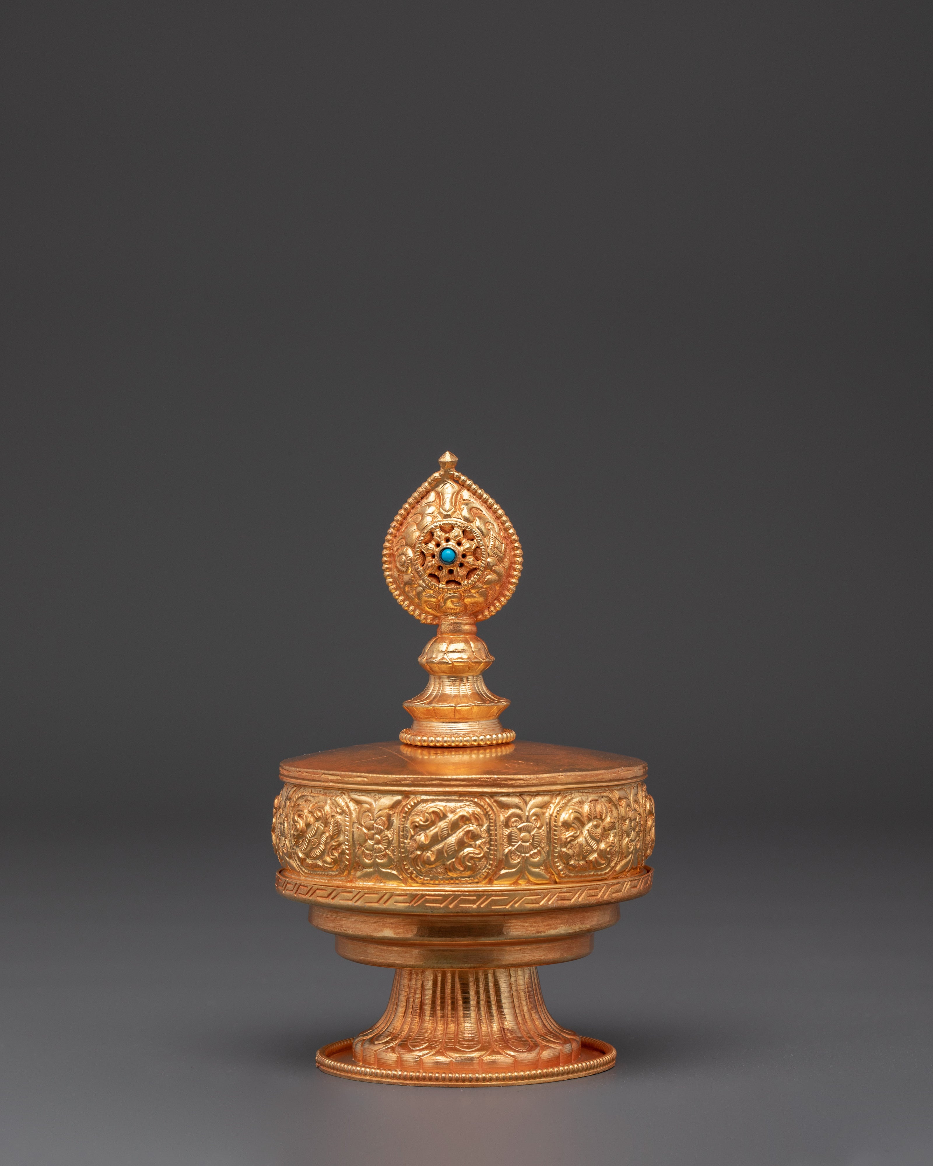 Gold Plated Offering Mandala Set | Spiritual Ritual Item Set