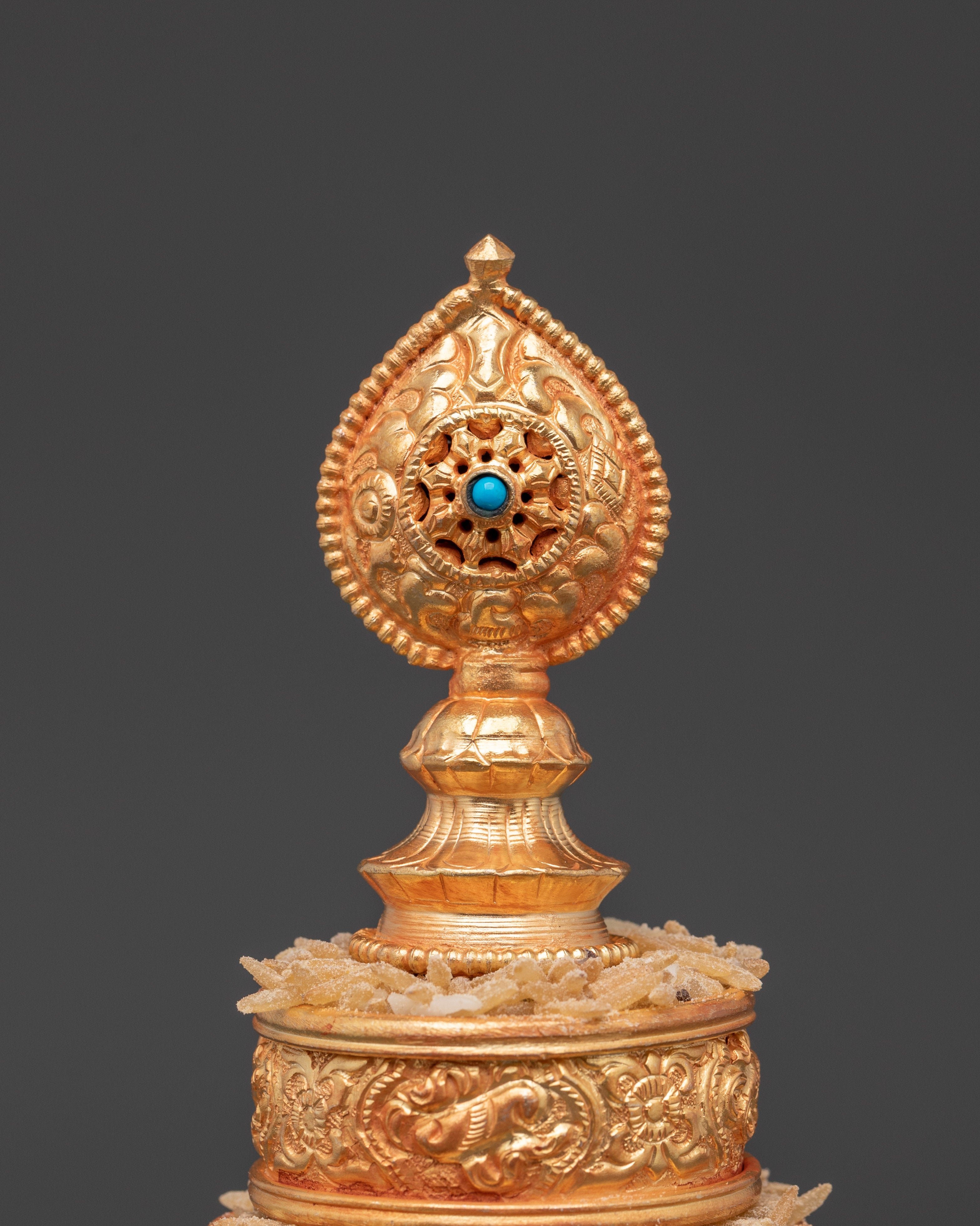 Gold Plated Offering Mandala Set | Spiritual Ritual Item Set