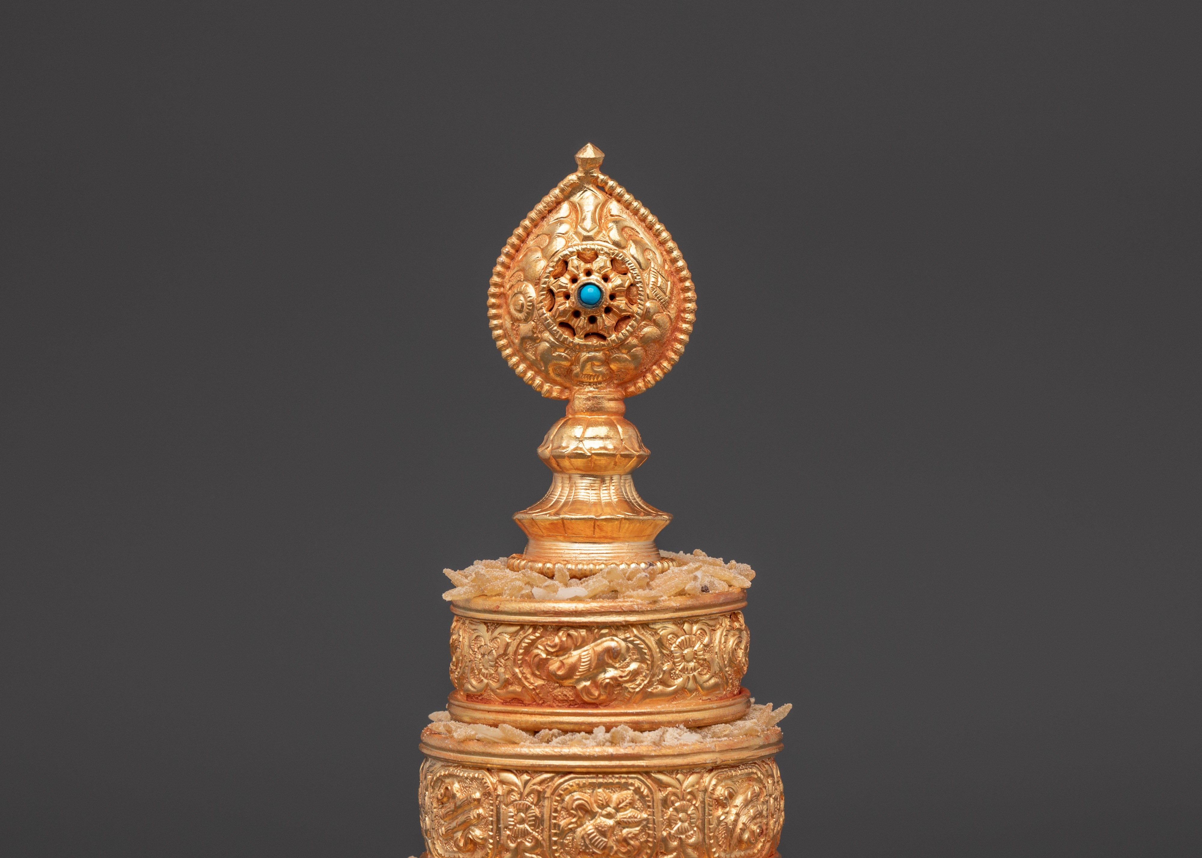 Gold Plated Offering Mandala Set | Spiritual Ritual Item Set