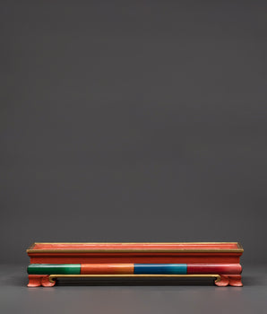 Wooden Tray | Decorative Tibetan Ritual and Offering Tray