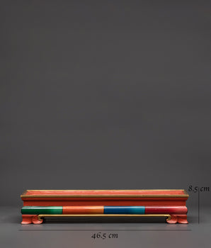Wooden Tray | Decorative Tibetan Ritual and Offering Tray