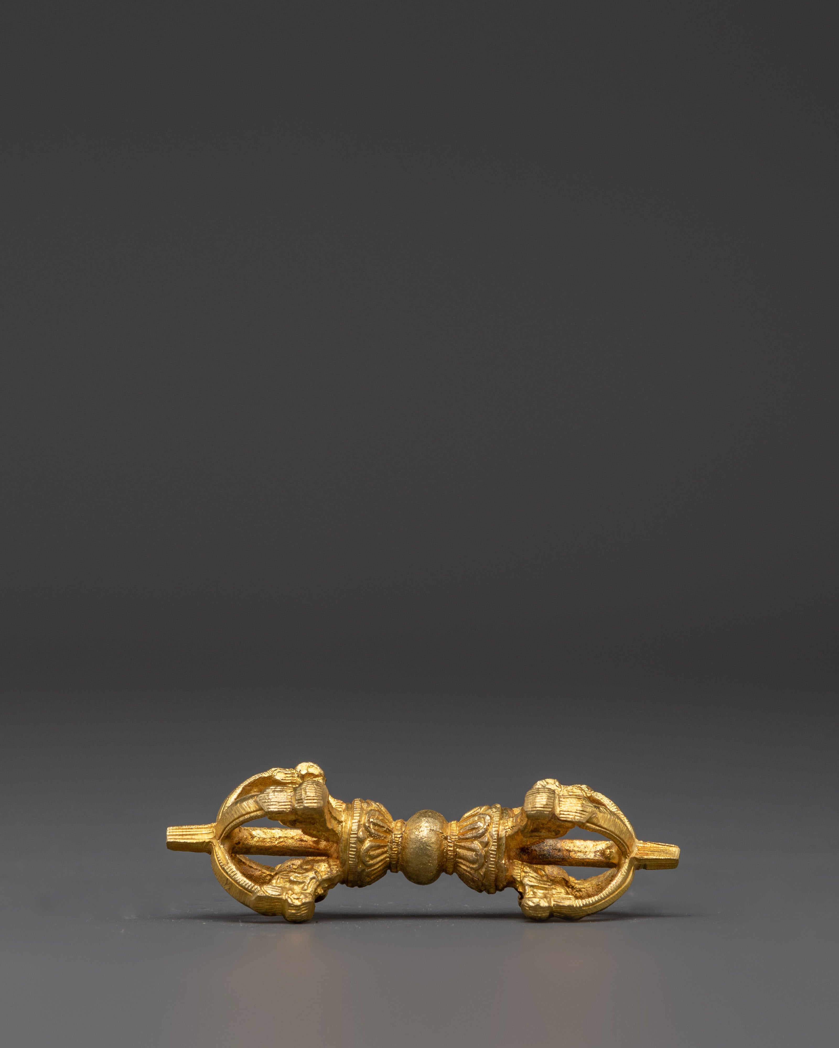 Traditional Ritual Bell and Vajra Set | Brass and Bronze Vajrayana Meditation Tool