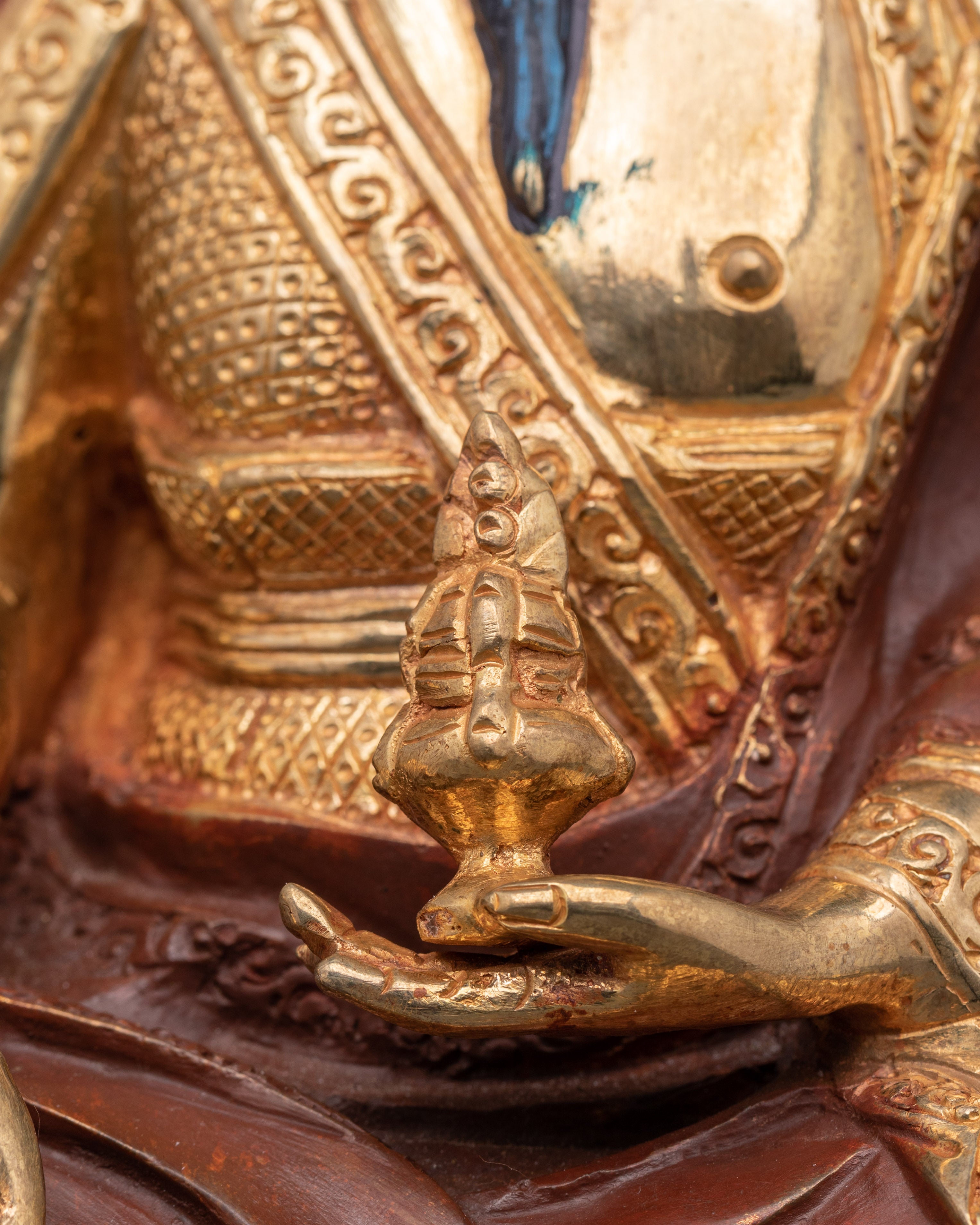 Zhabdrung Gold Plated Statue | Founder of the Drukpa Kagyu Lineage
