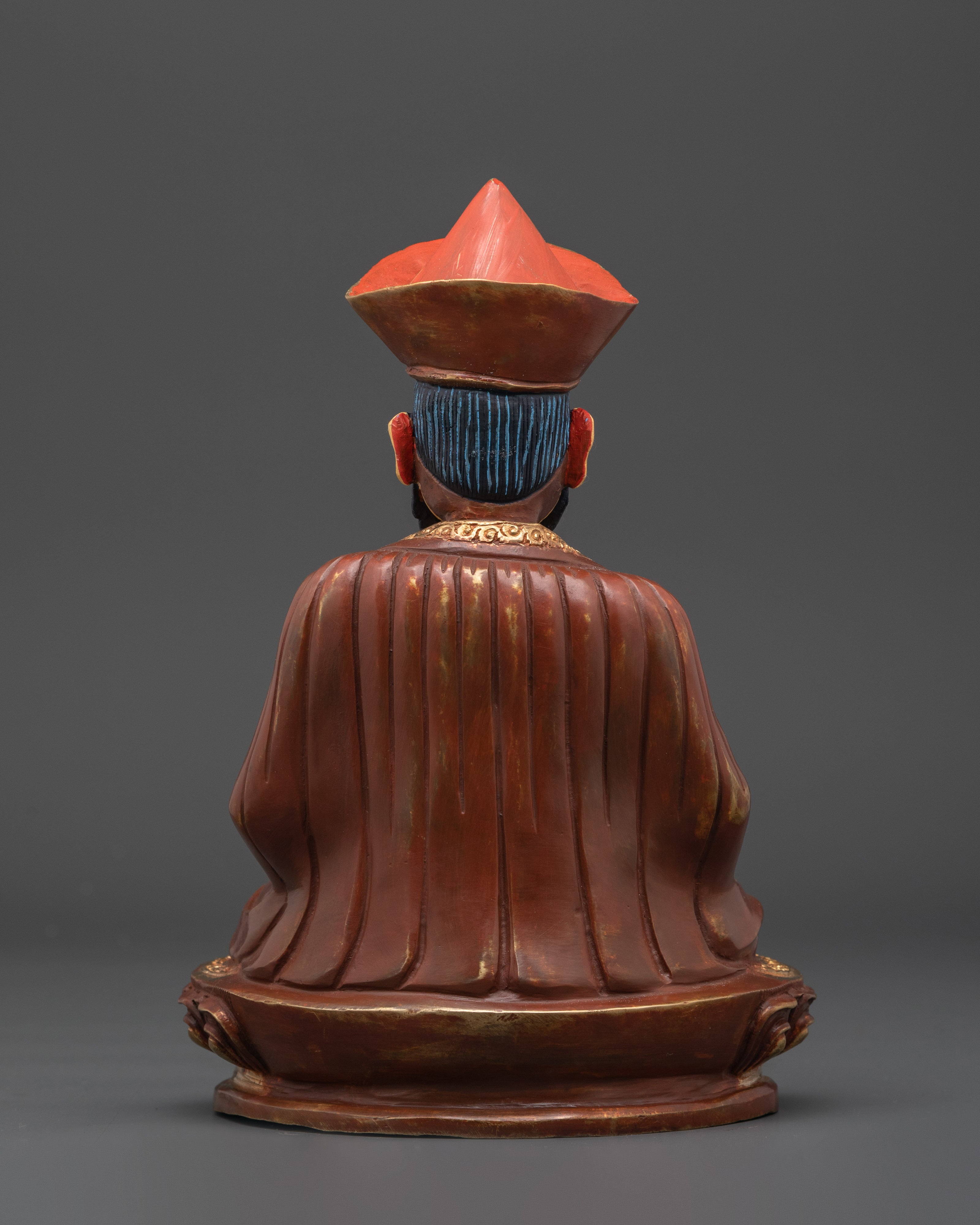 Zhabdrung Gold Plated Statue | Founder of the Drukpa Kagyu Lineage