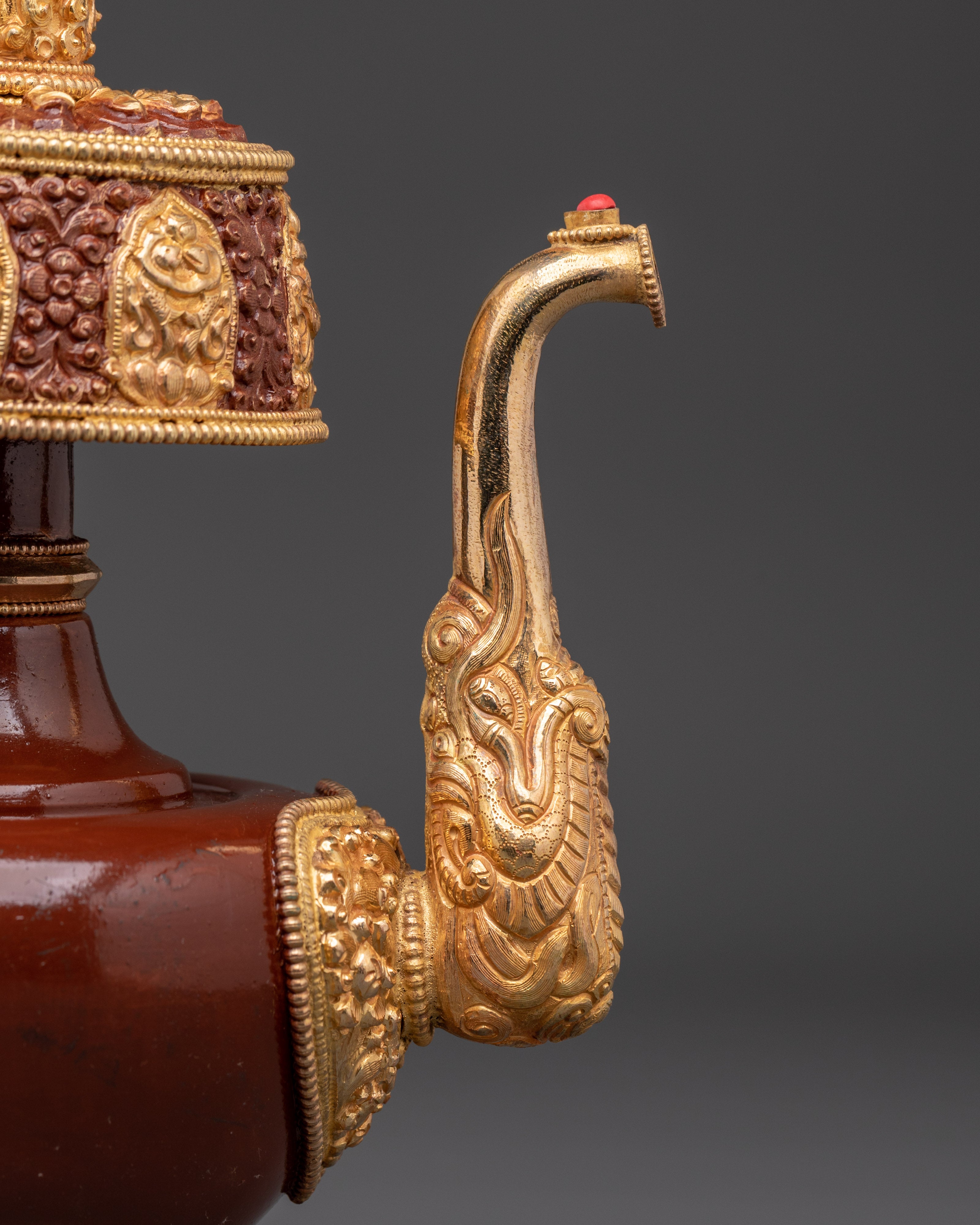 Tibetan Water Offering Bhumba | Spiritual Cleansing Vessel