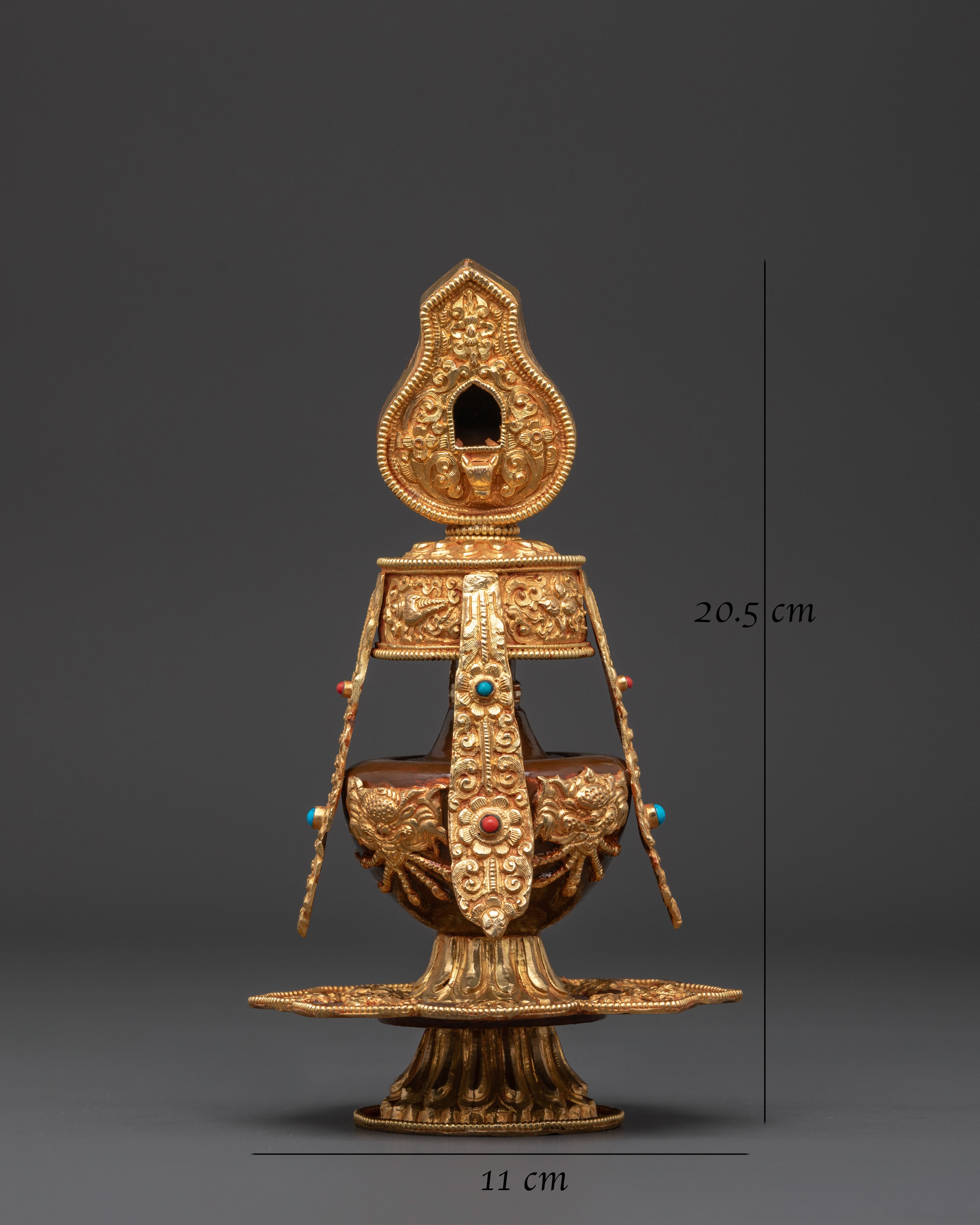 Gold Plated Long Life Vase | Vase of Longevity