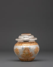 Gold And Silver Plated Ritual Rice Pot