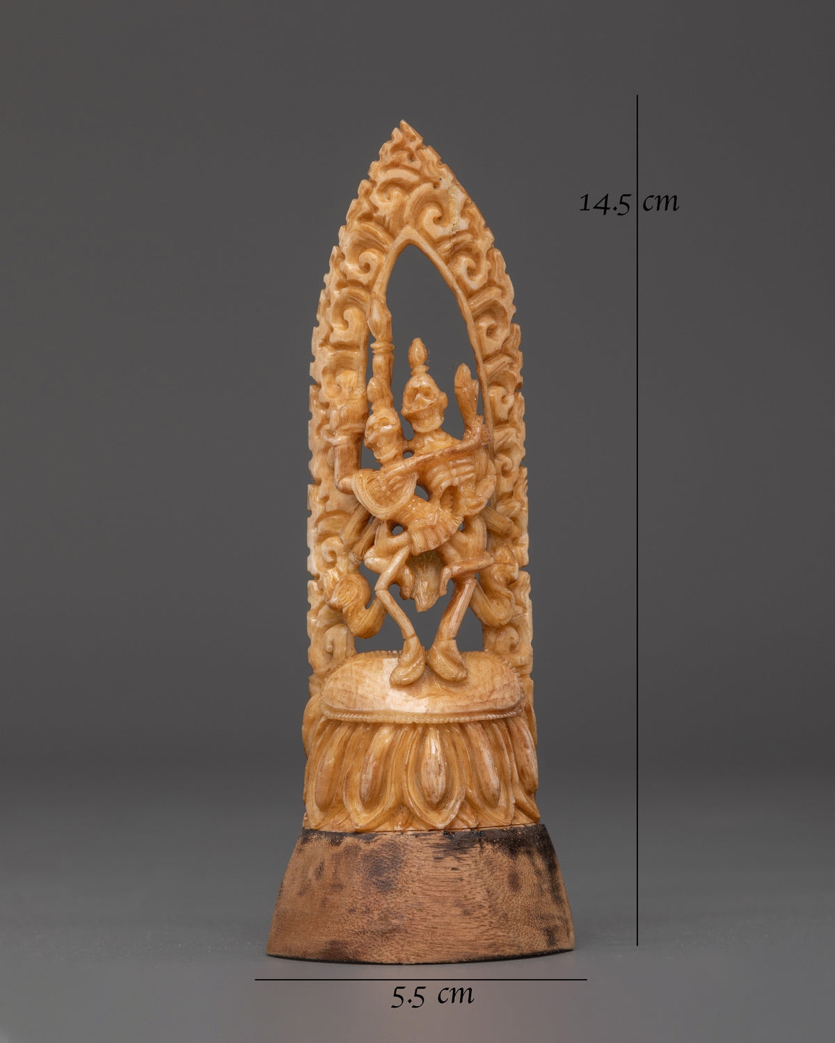 Tibetan Chitipati Bone Sculpture | Symbol of Impermanence and Spiritual Transformation