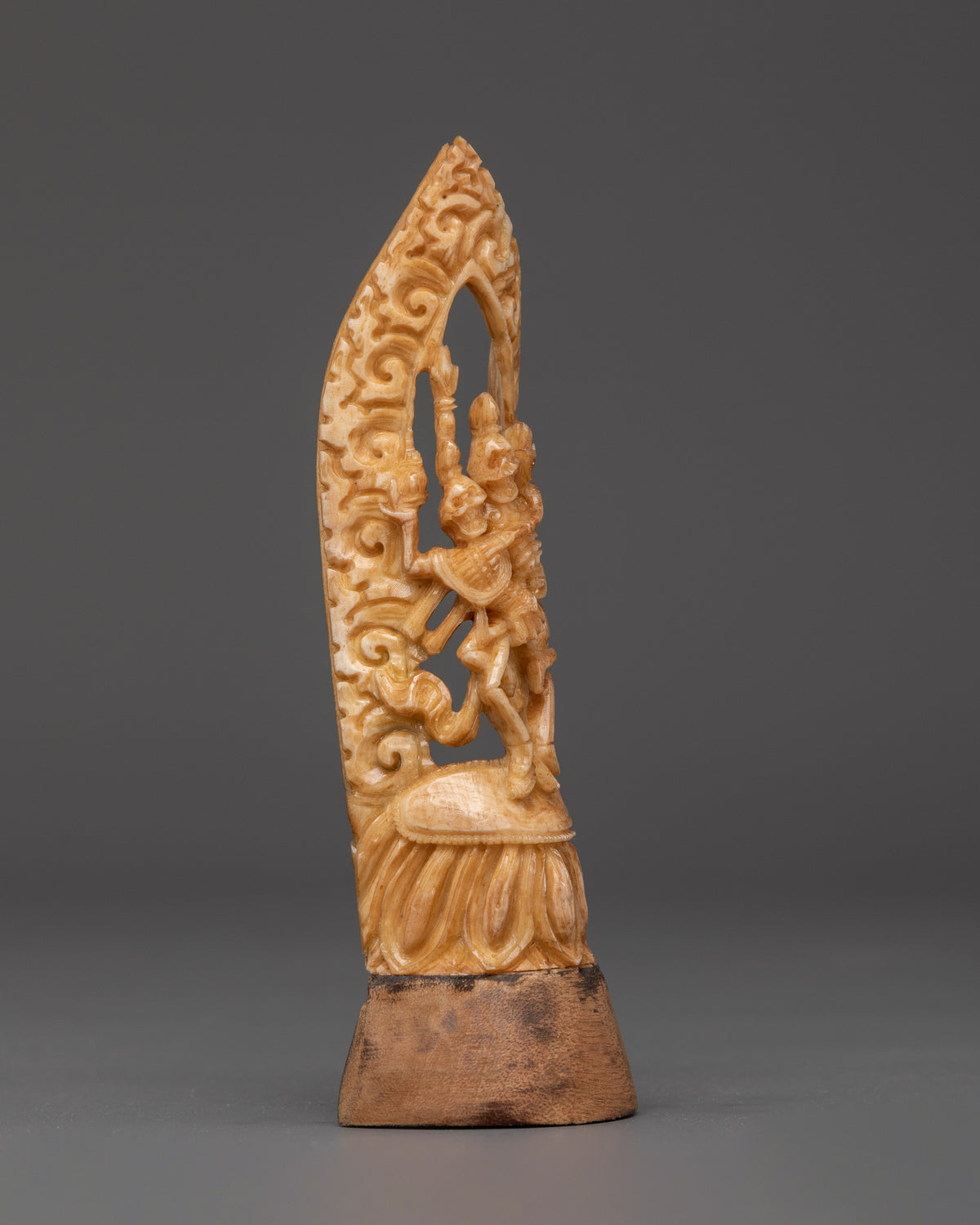 Tibetan Chitipati Bone Sculpture | Symbol of Impermanence and Spiritual Transformation