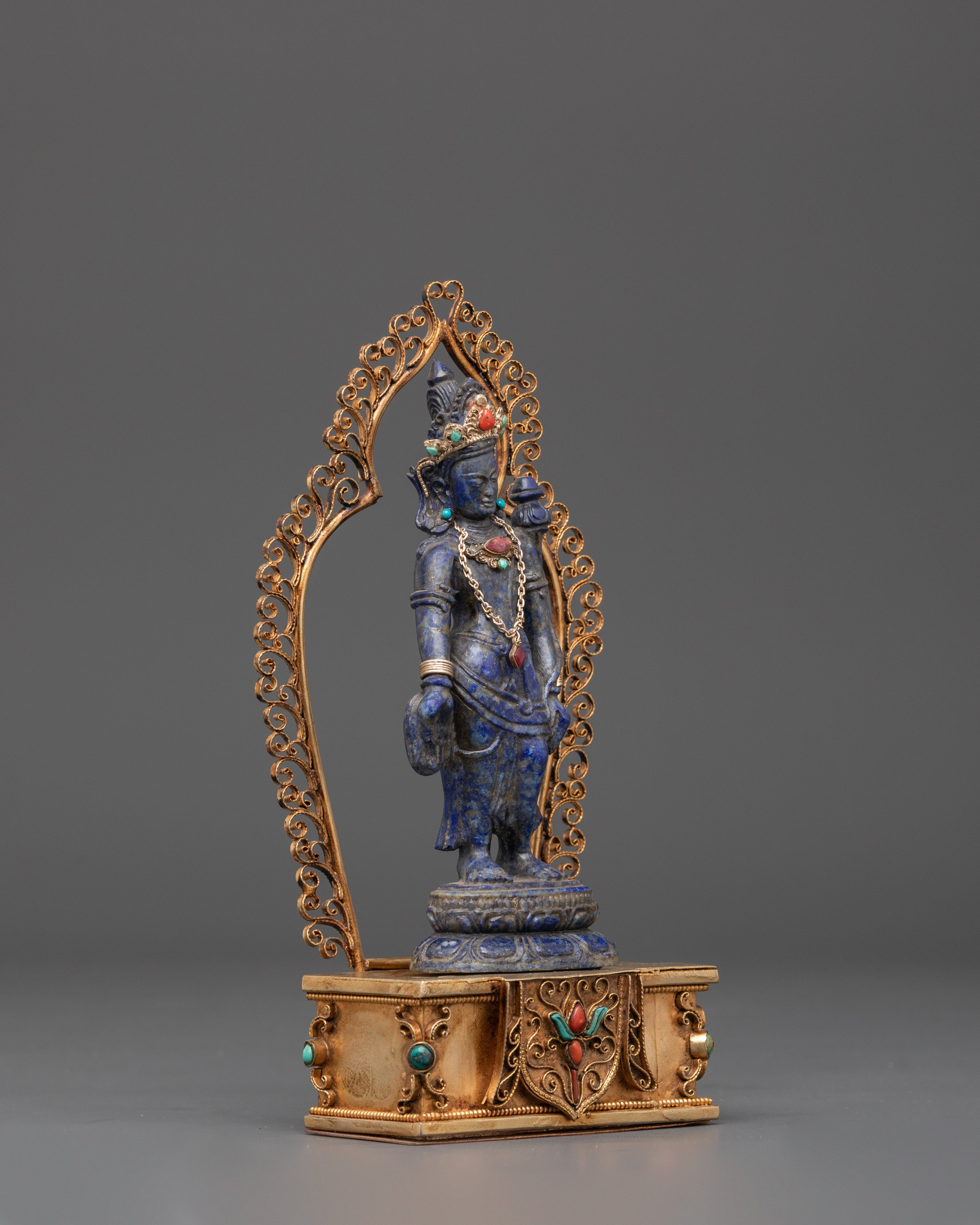Sacred Lokeshvara Bodhisattva Statue | Radiating Boundless Love and Healing Blessings