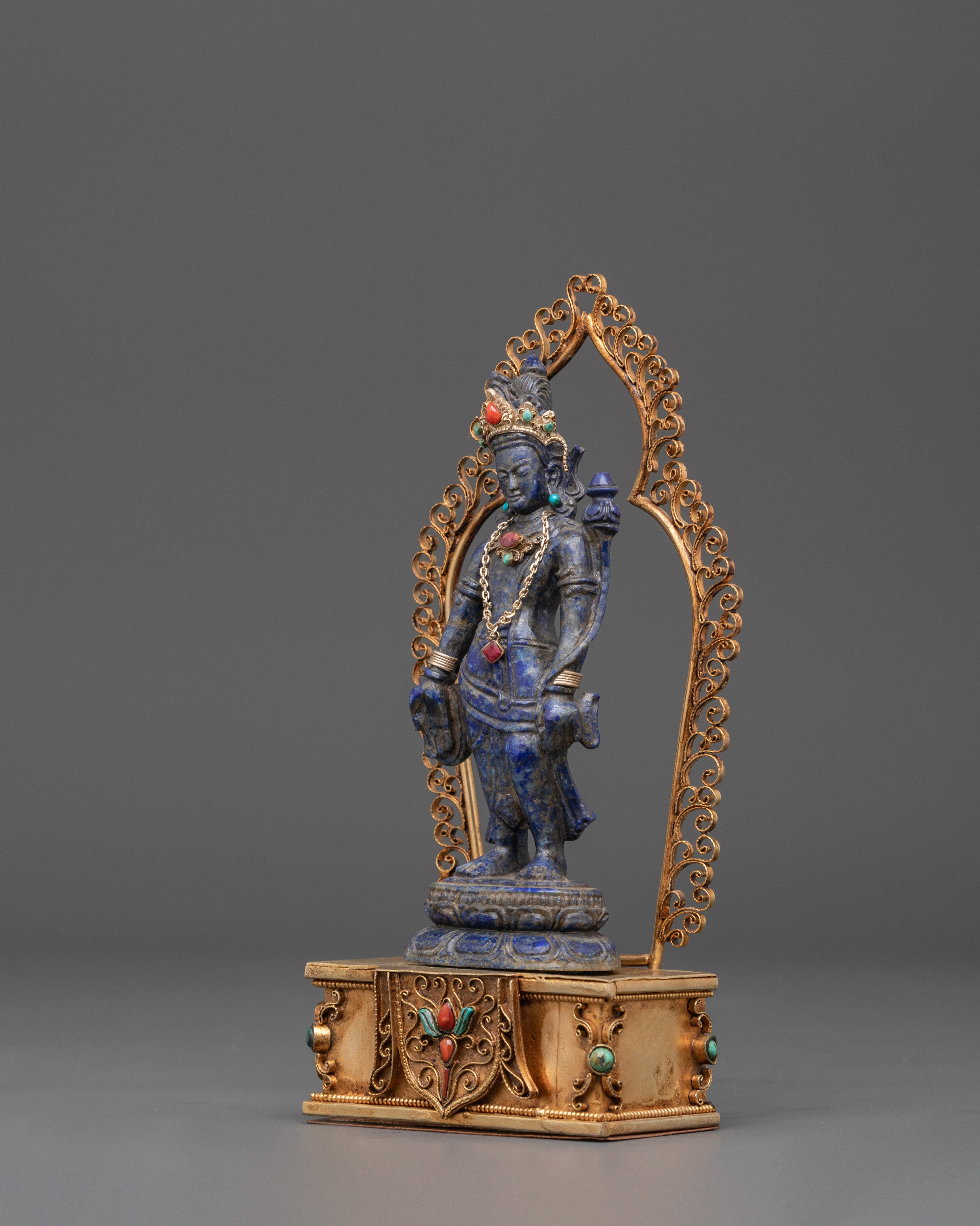 Sacred Lokeshvara Bodhisattva Statue | Radiating Boundless Love and Healing Blessings