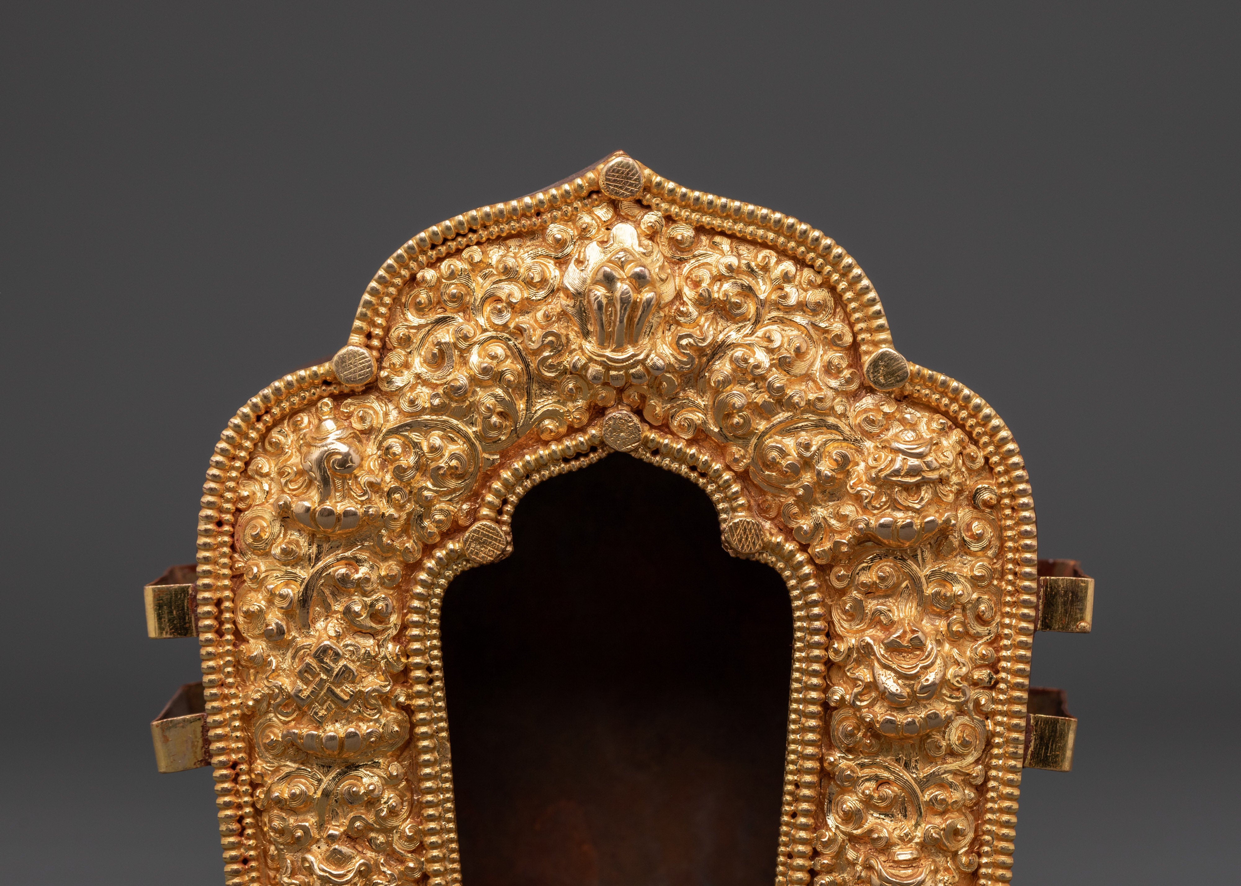Authentic Handmade Tibetan Ghau Box | Meditation Mantra Box