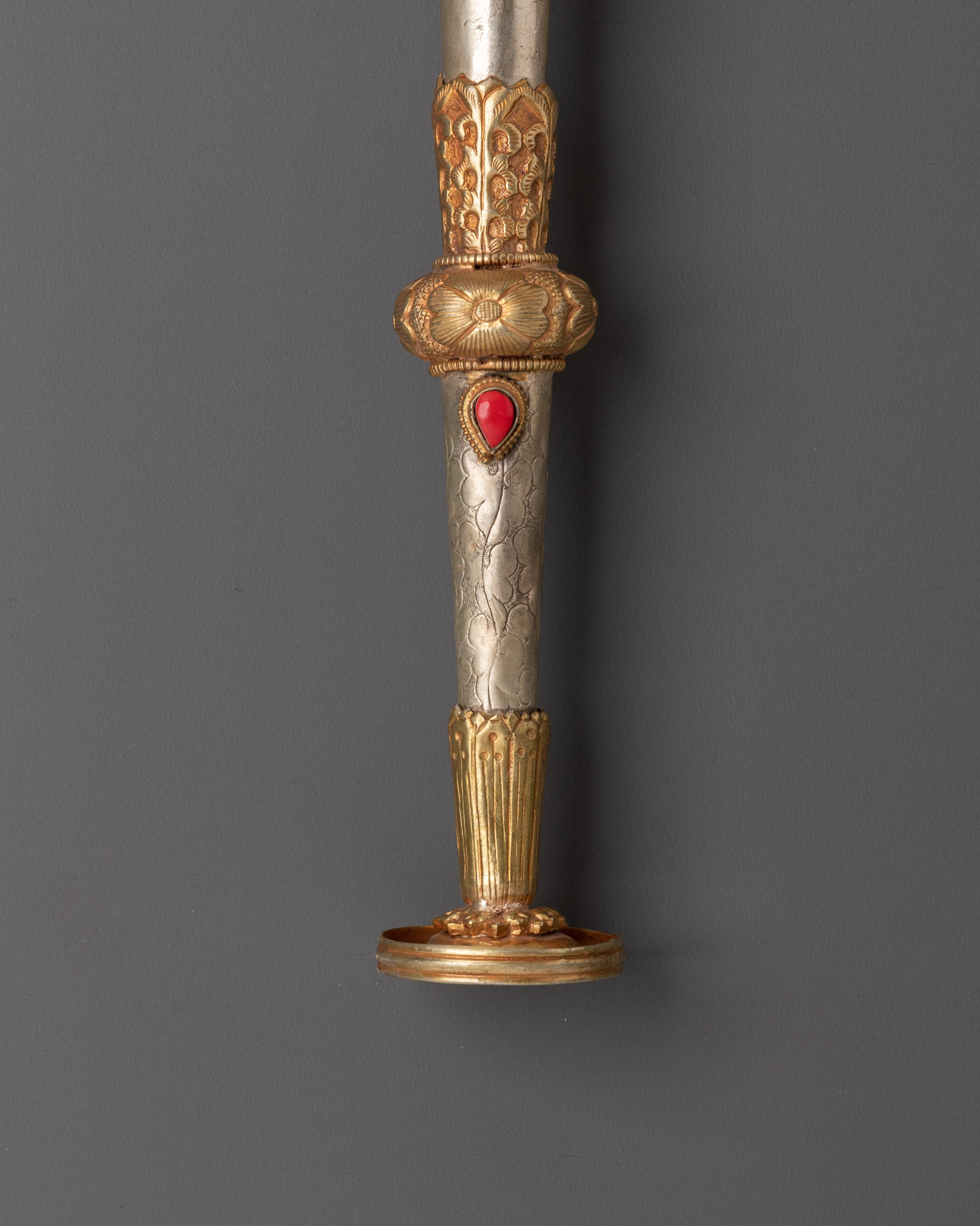 Handcrafted Gold-Plated Kangling | Tibetan Buddhist  Kangling