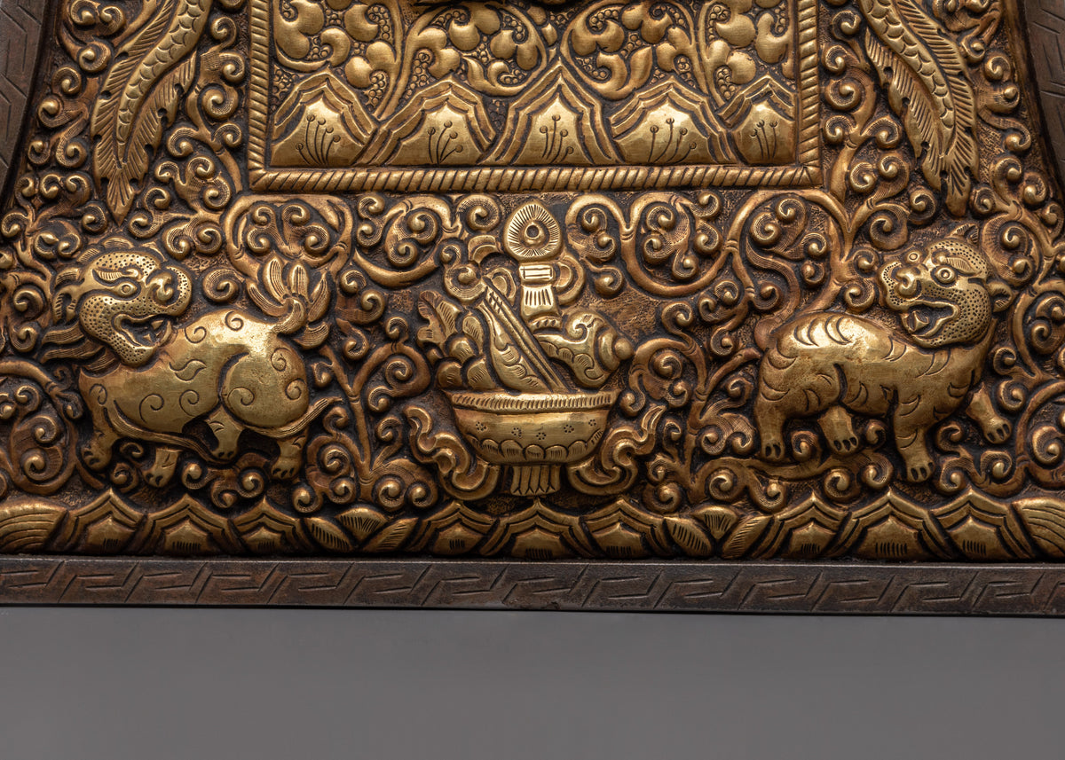 Tibetan Prayer Wall Hanging | Garuda Decor for Meditation