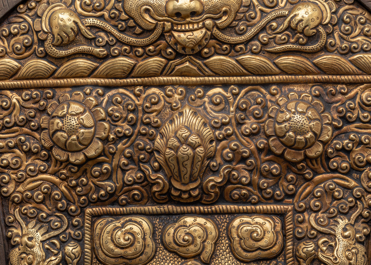 Tibetan Prayer Wall Hanging | Garuda Decor for Meditation