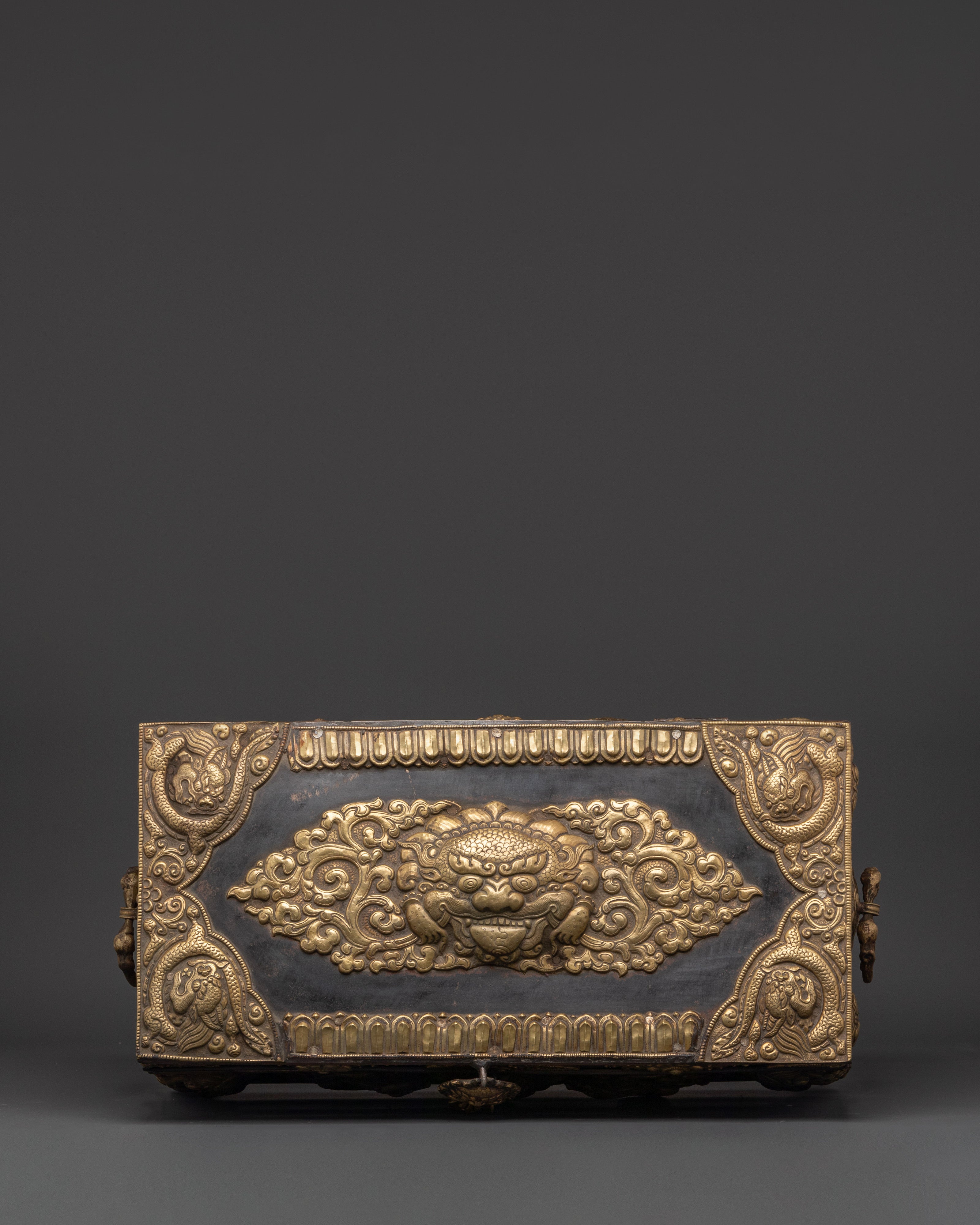 Buddhist Meditation Treasure Box | Spiritual Altar Storage Chest for Rituals & Offerings
