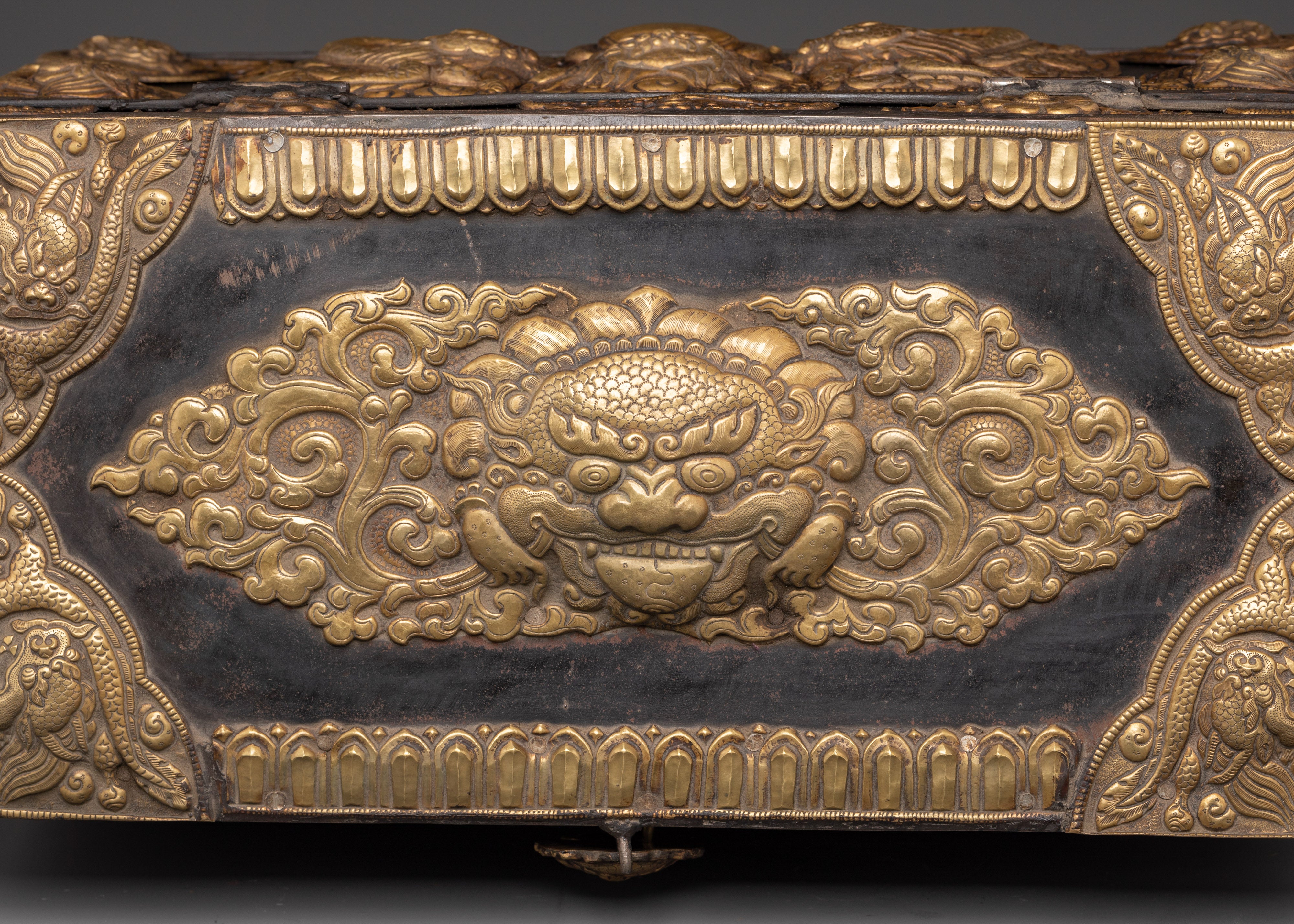 Buddhist Meditation Treasure Box | Spiritual Altar Storage Chest for Rituals & Offerings