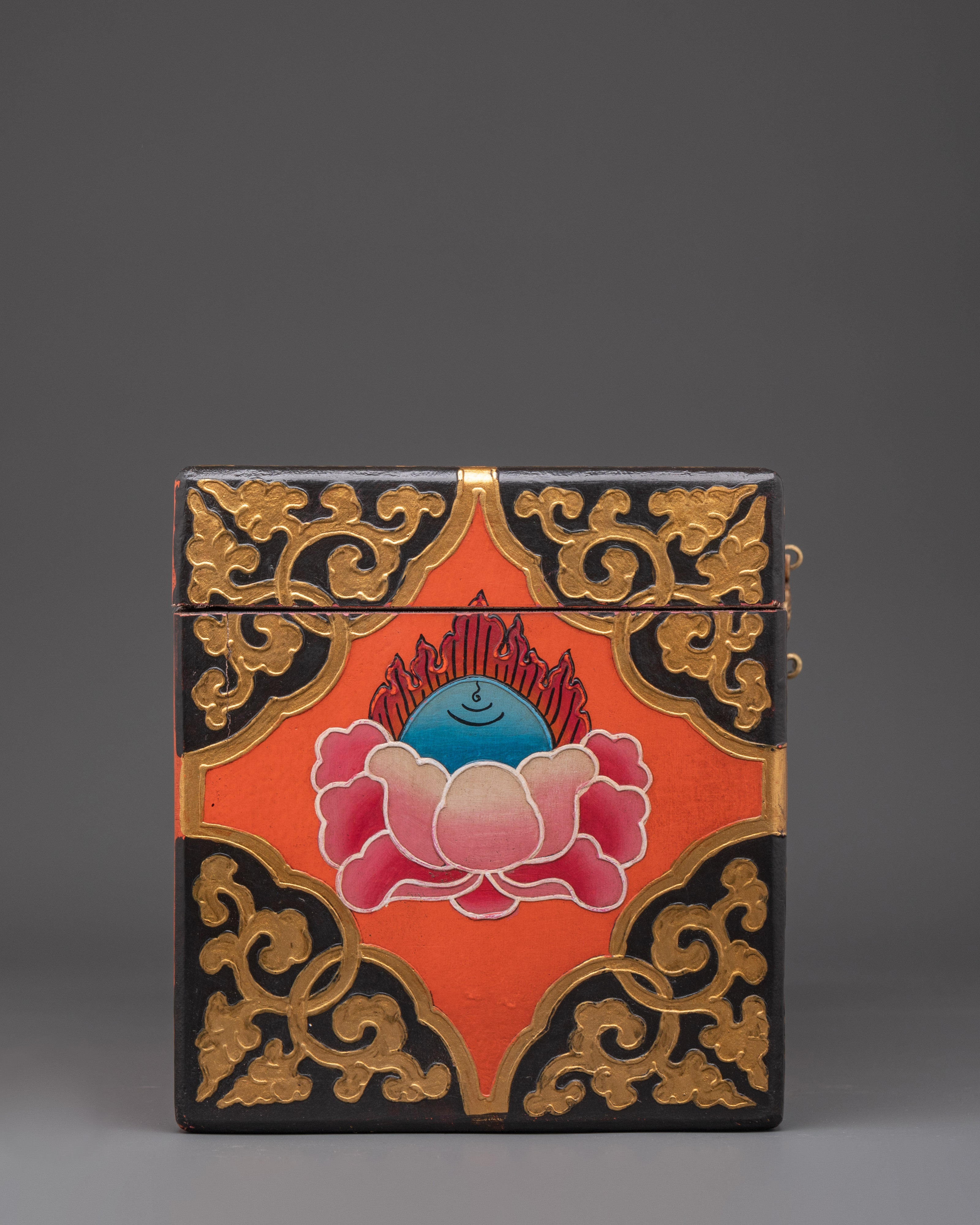 Handmade Wooden Acrylic Box | Sacred Buddhist Chest