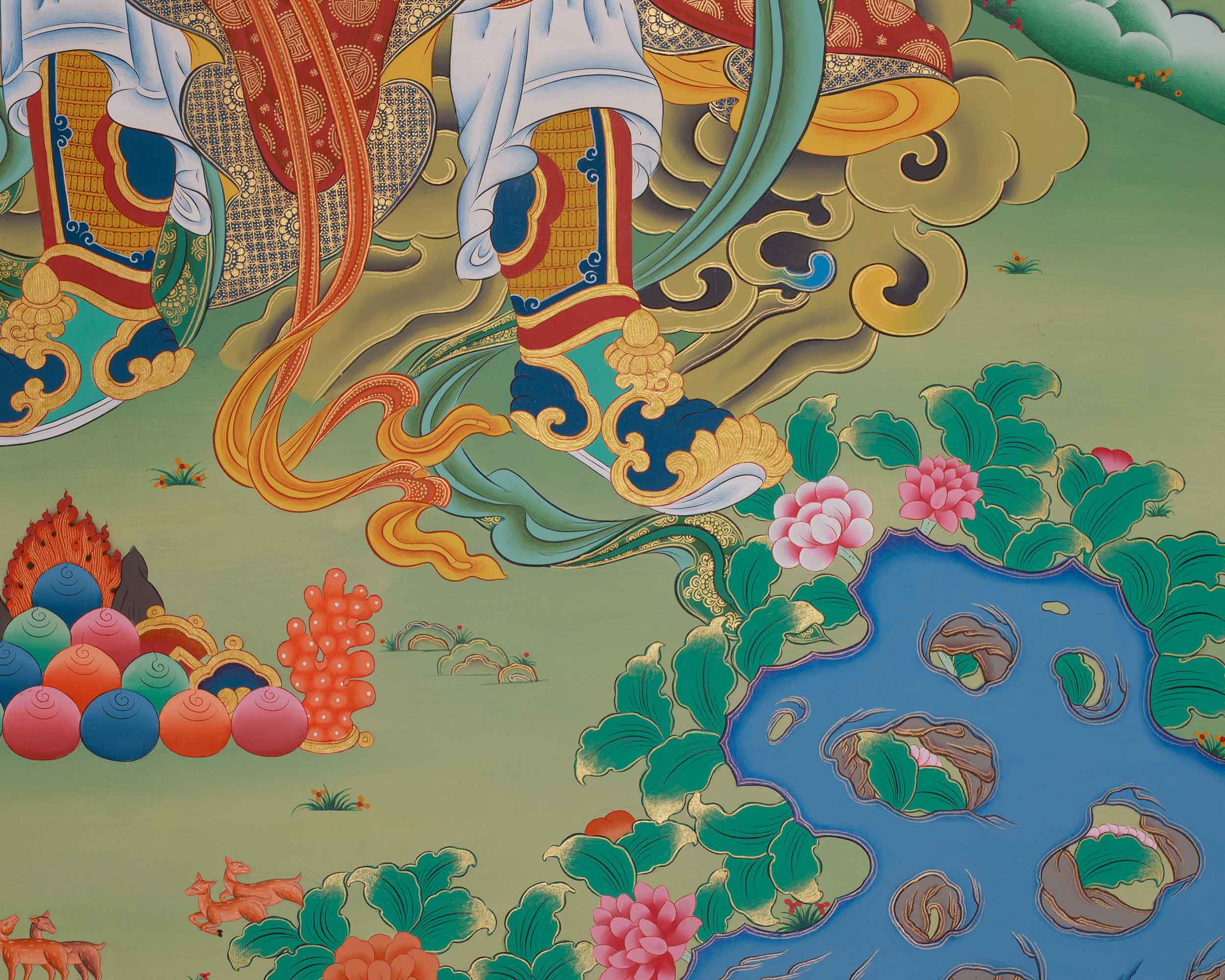 Virudhaka Thangka | Buddhist Guardian King of the South