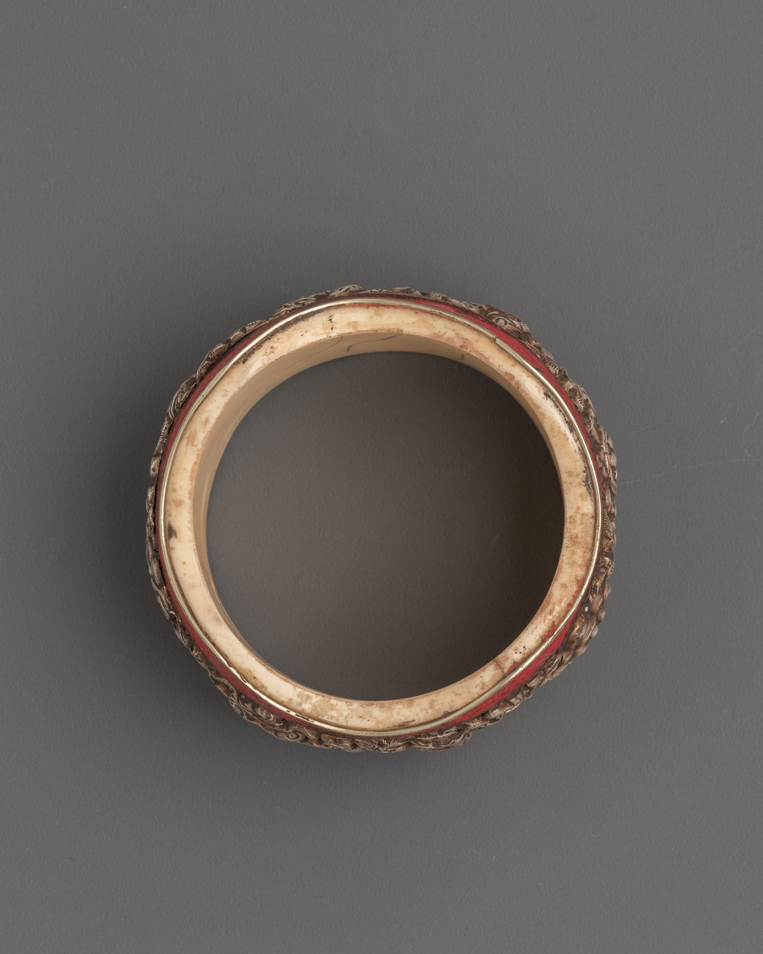 Eight Auspicious Symbol Carved Bangle | Buddhist Hand Jewelry