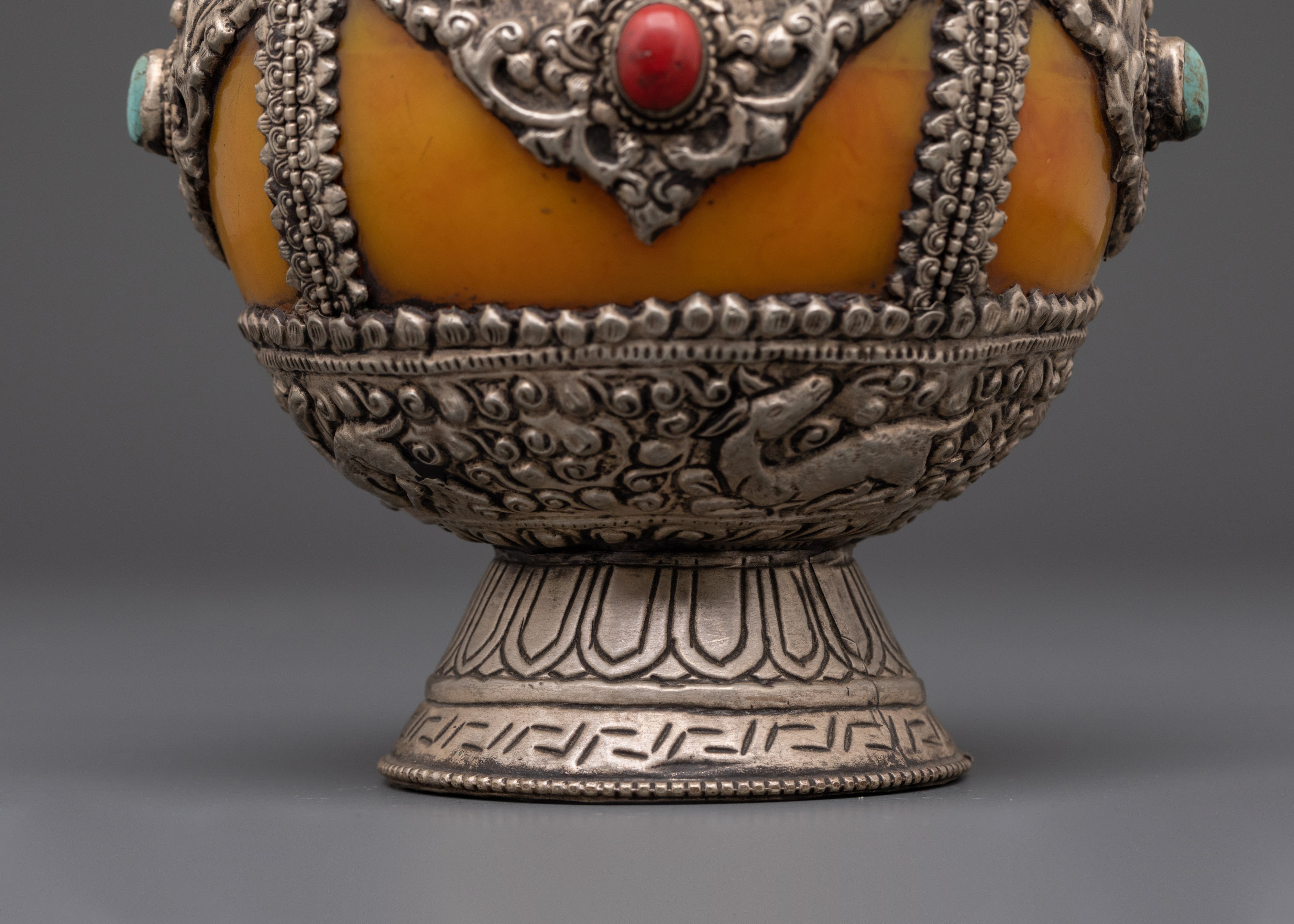 Silver Plated Flower Vase | Spiritual Altar Vase