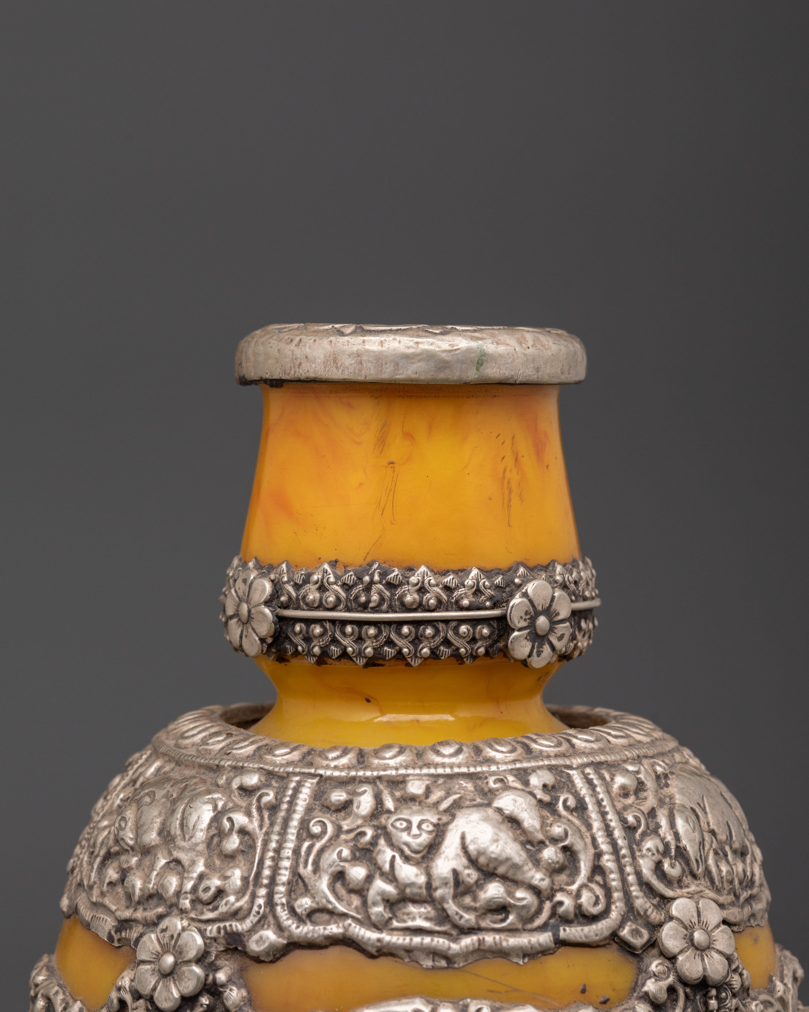 Silver Plated Flower Vase | Spiritual Altar Vase
