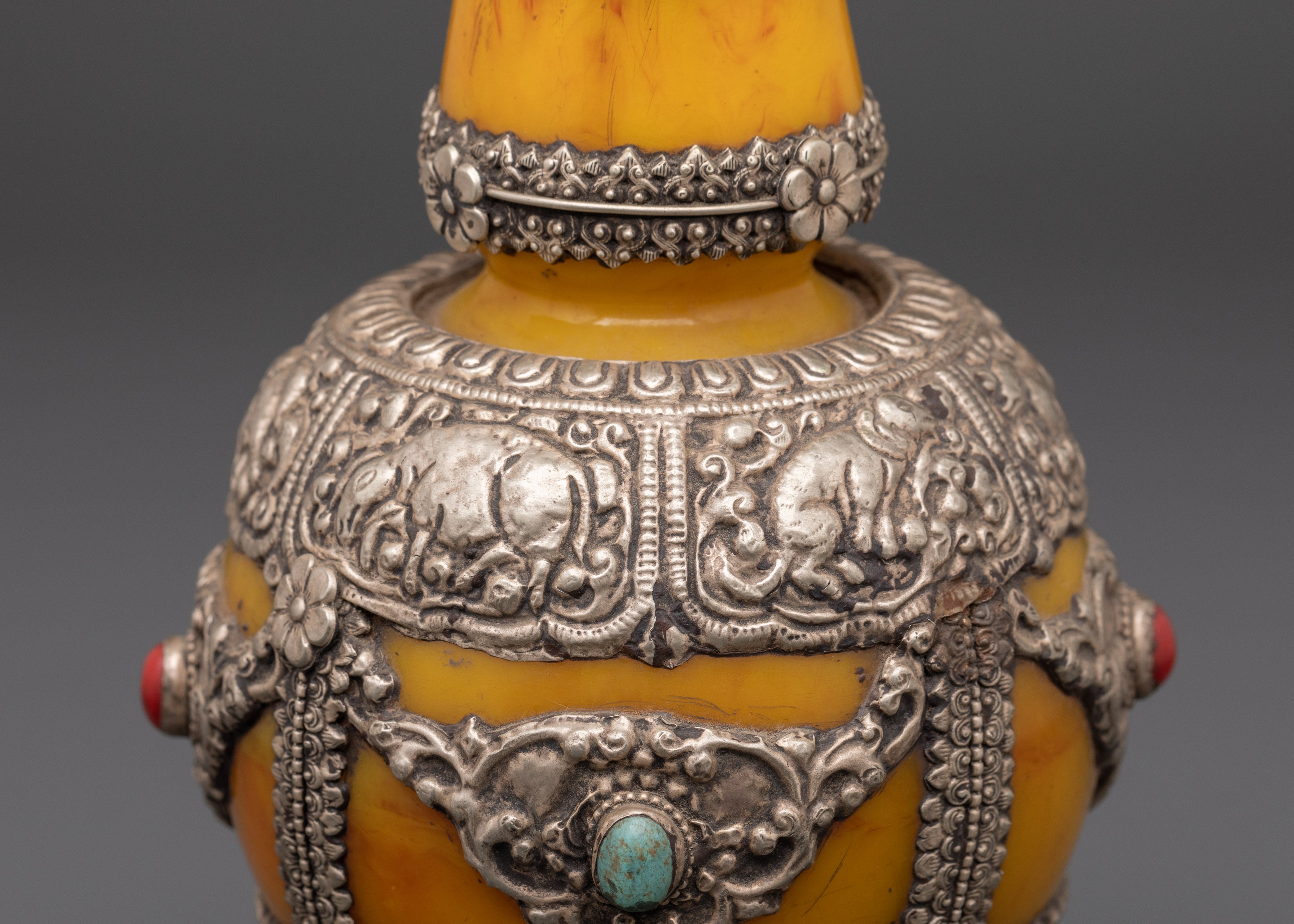 Silver Plated Flower Vase | Spiritual Altar Vase