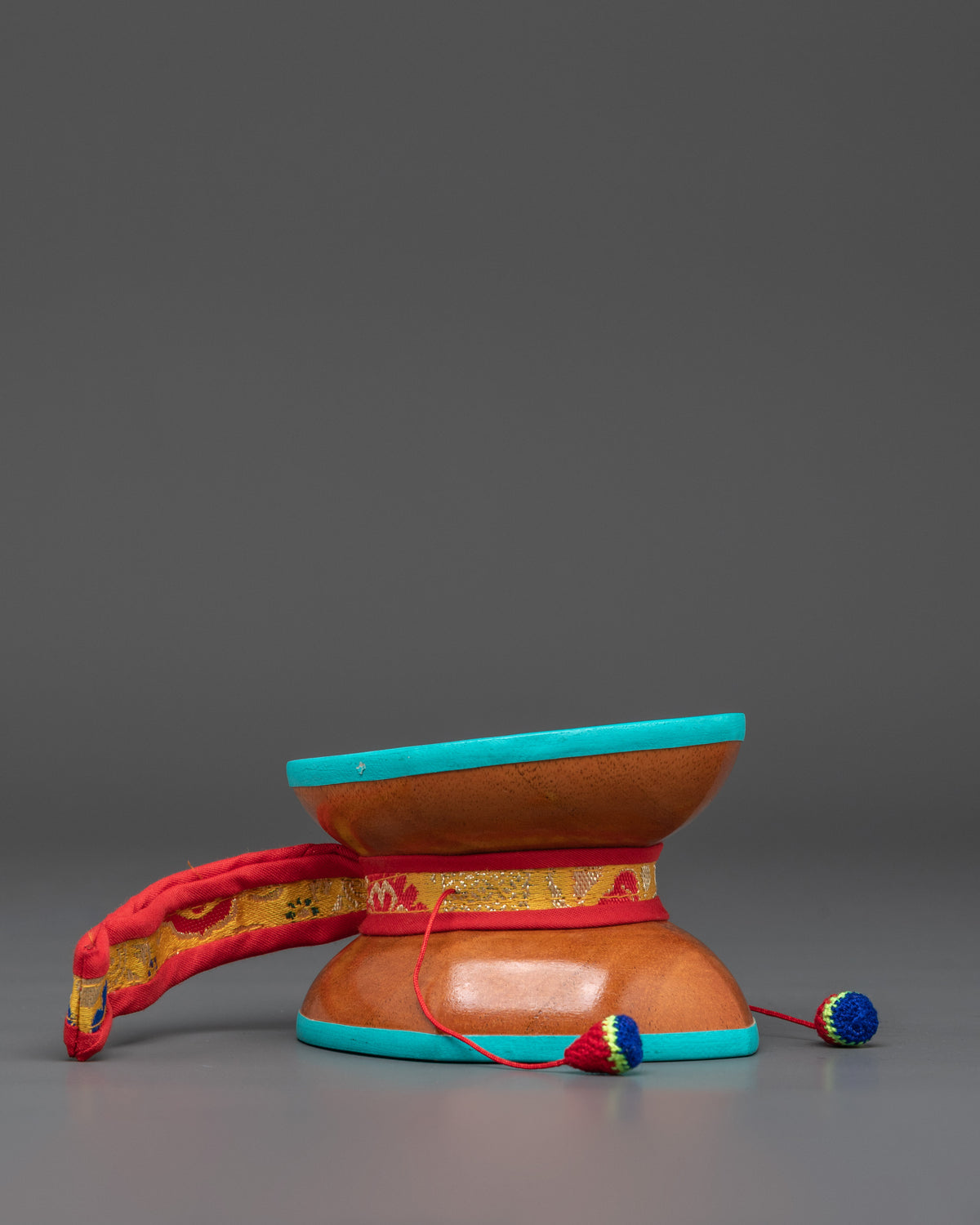 Handcrafted Spiritual Damaru | Tibetan Chöd Ritual Instrument