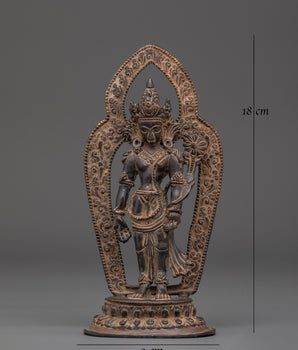 Tibetan Lokeshwor Sculpture | Spiritual Symbol of Peace & Wisdom