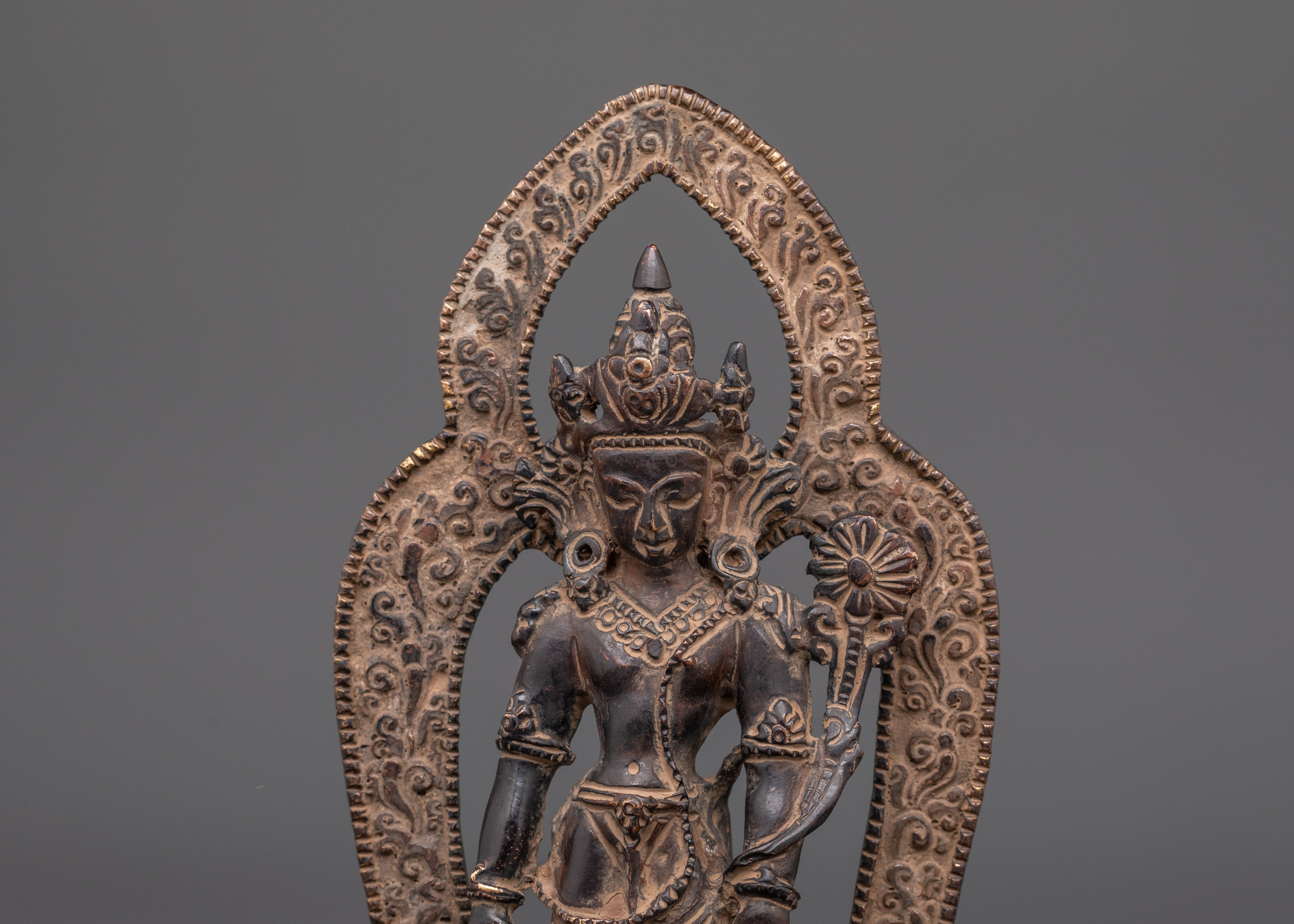 Tibetan Lokeshwor Sculpture | Spiritual Symbol of Peace & Wisdom