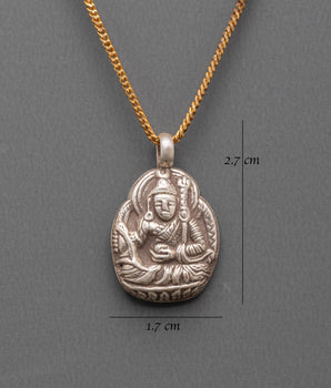 Handcrafted Sterling Silver Pendant | Sacred Buddhist Inspired Jewelry