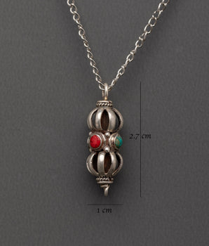 Tibetan Vajra Pendant | Buddhist Symbol of Protection