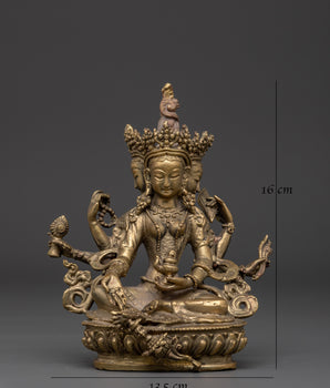 Prosperity Vasudhara Goddess Statue | Buddhist Goddess of Wealth and Abundance
