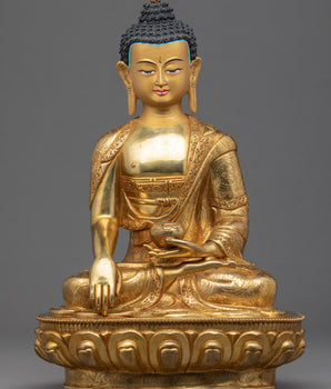 Seated Buddha Shakyamuni Sculpture